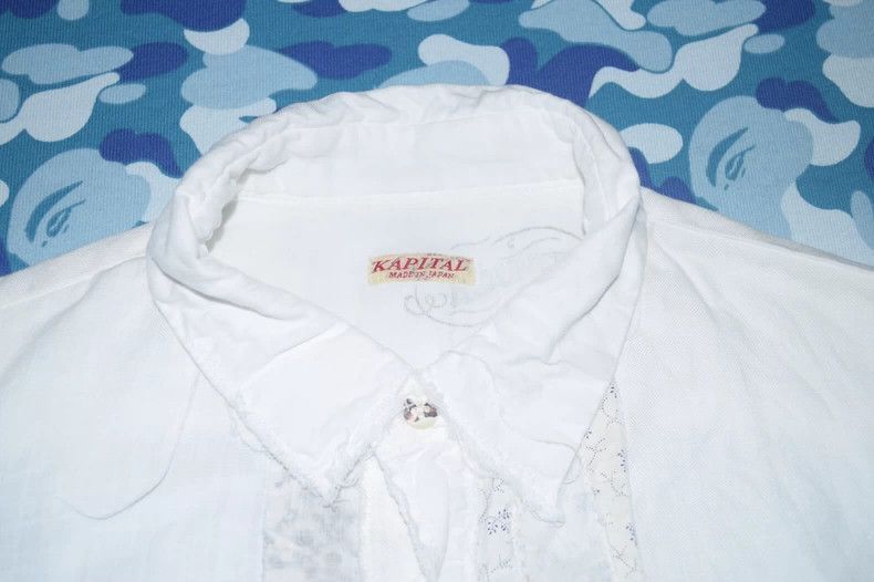 Kapital Kountry KAPITAL KOUNTRY Patchwork Short Sleeve Shirt Size US S / EU 44-46 / 1 - 4 Thumbnail