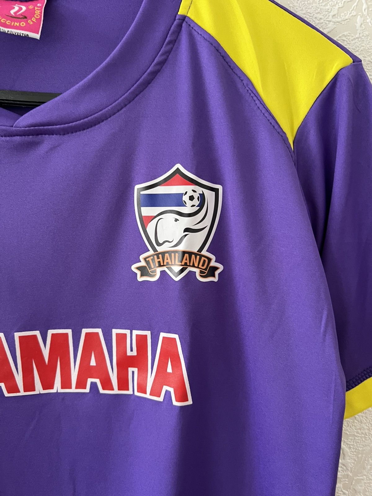 Vintage Thailand National Team Yamaha Home Soccer Jersey Rare Size US S / EU 44-46 / 1 - 4 Thumbnail