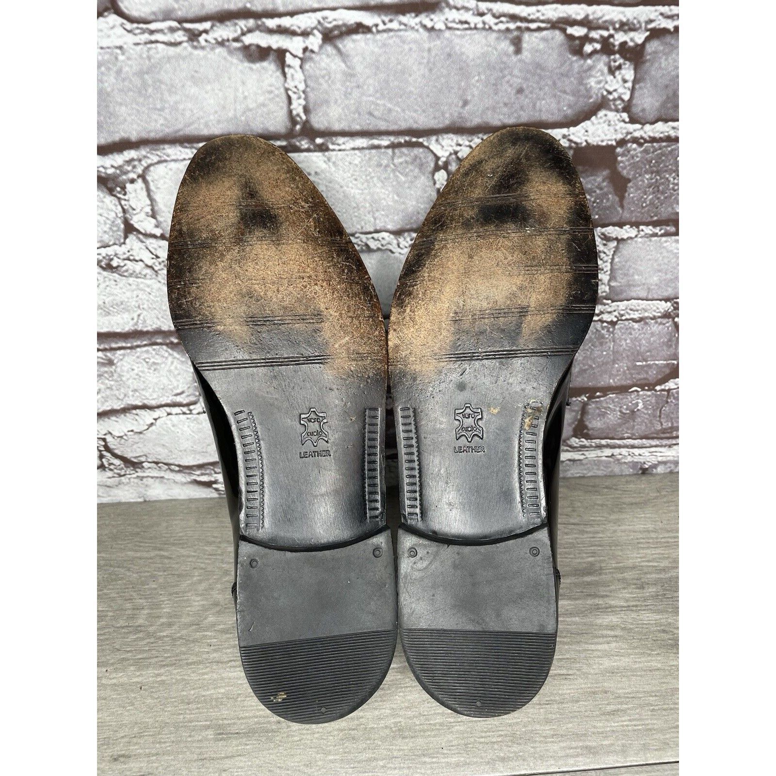 Adolfo Dominguez ADOLFO Black Patent Leather Tuxedo Dress Loafers Shoes Men’s Size US 8.5 / EU 41-42 - 19 Thumbnail