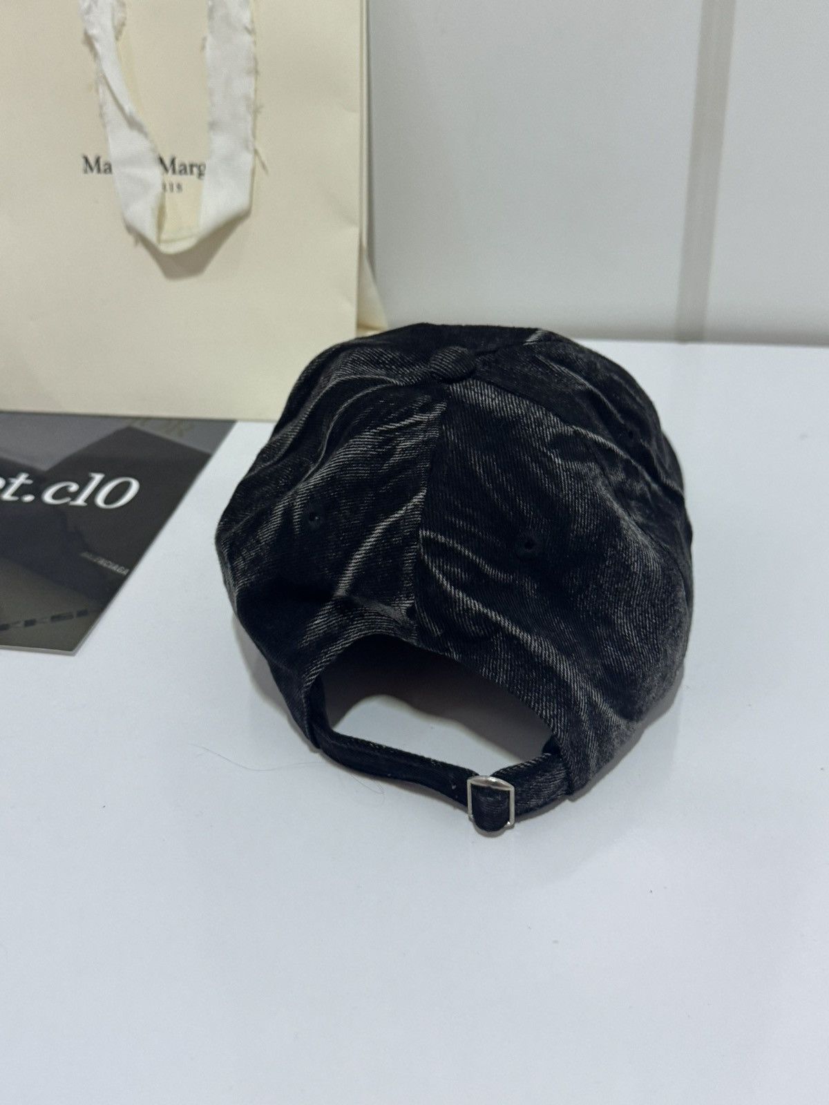 Mowalola ✅Mowalola black grey cap Size ONE SIZE - 4 Thumbnail