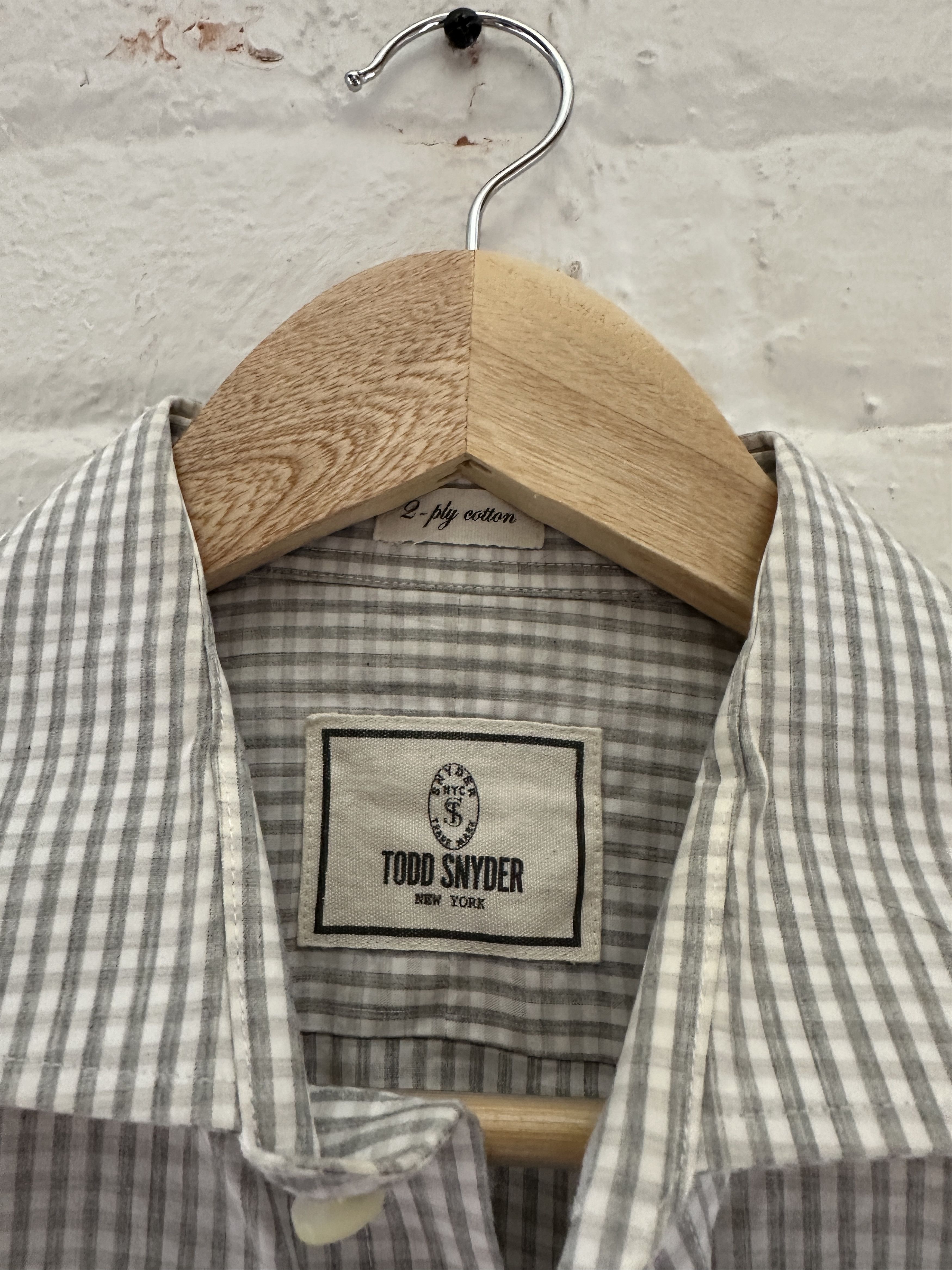 Todd Snyder Todd Snyder Checkered Button Up Shirt Size US S / EU 44-46 / 1 - 2 Thumbnail