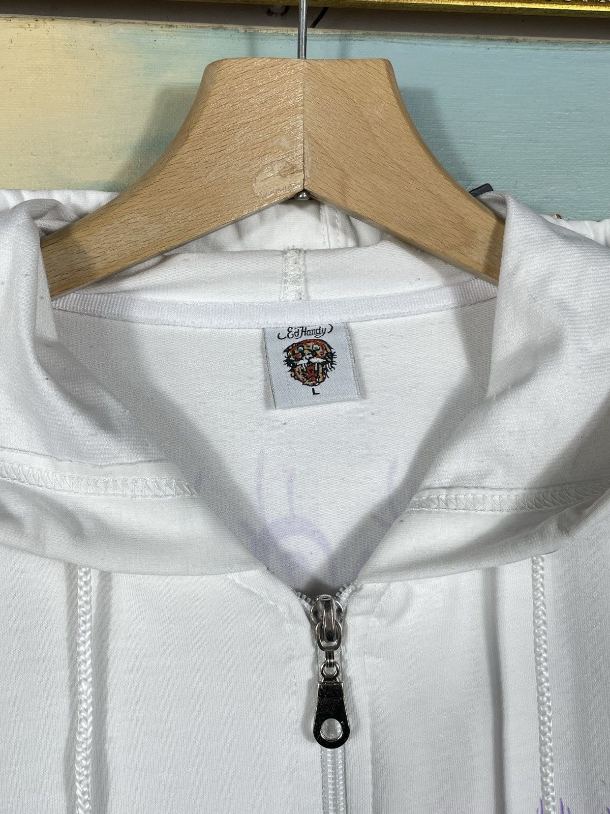 Christian Audigier Ed Hardy Retro 00s Hoodie Cyber Grunge Avant Garde Swag Drip Size US S / EU 44-46 / 1 - 9 Thumbnail