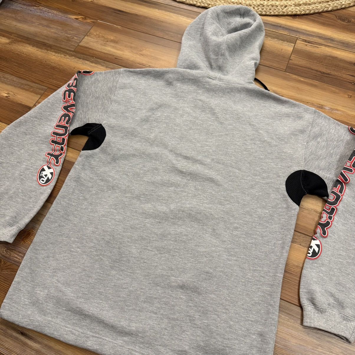 Quiksilver Vintage Quicksilver X70 Surf Grey Quad Hit Hoodie Sweatshirt Size US L / EU 52-54 / 3 - 6 Thumbnail