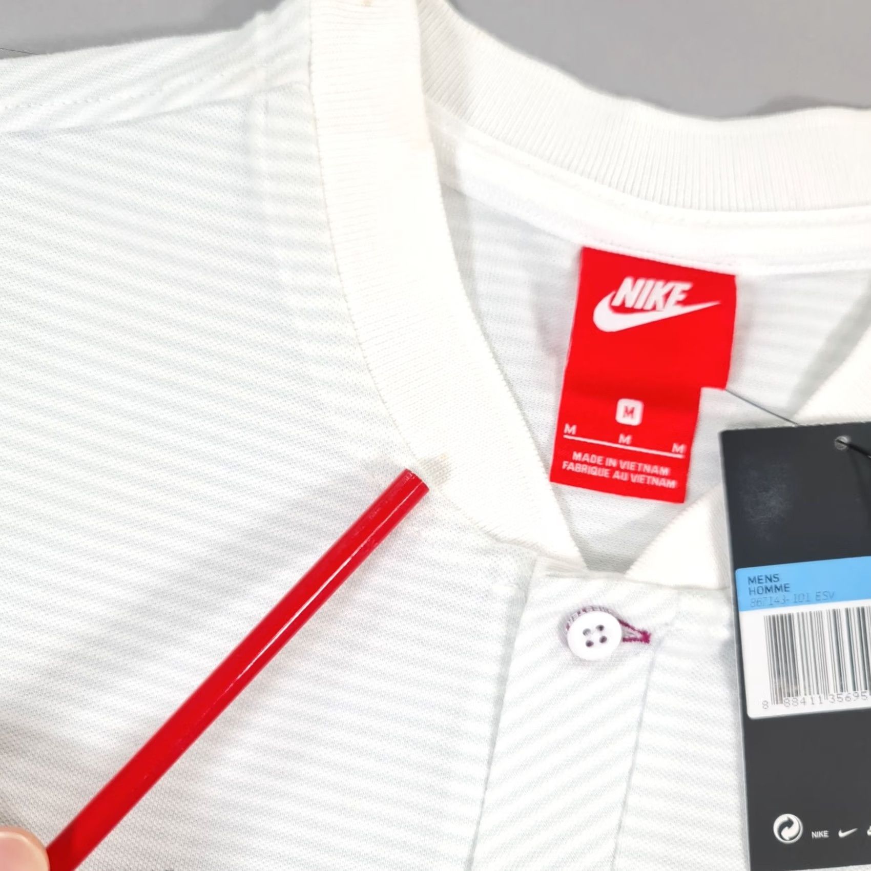 Nike Nike Manchester City Mens Polo Shirt White M Size US M / EU 48-50 / 2 - 7 Thumbnail