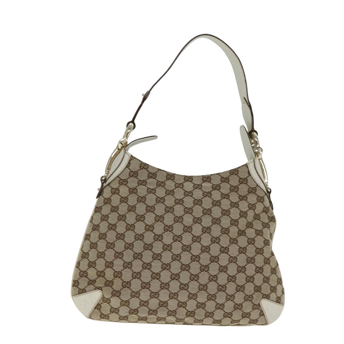 Gucci Gg Canvas Beige Canvas Shoulder Bag (Pre-Owned) Size ONE SIZE - 1 Thumbnail