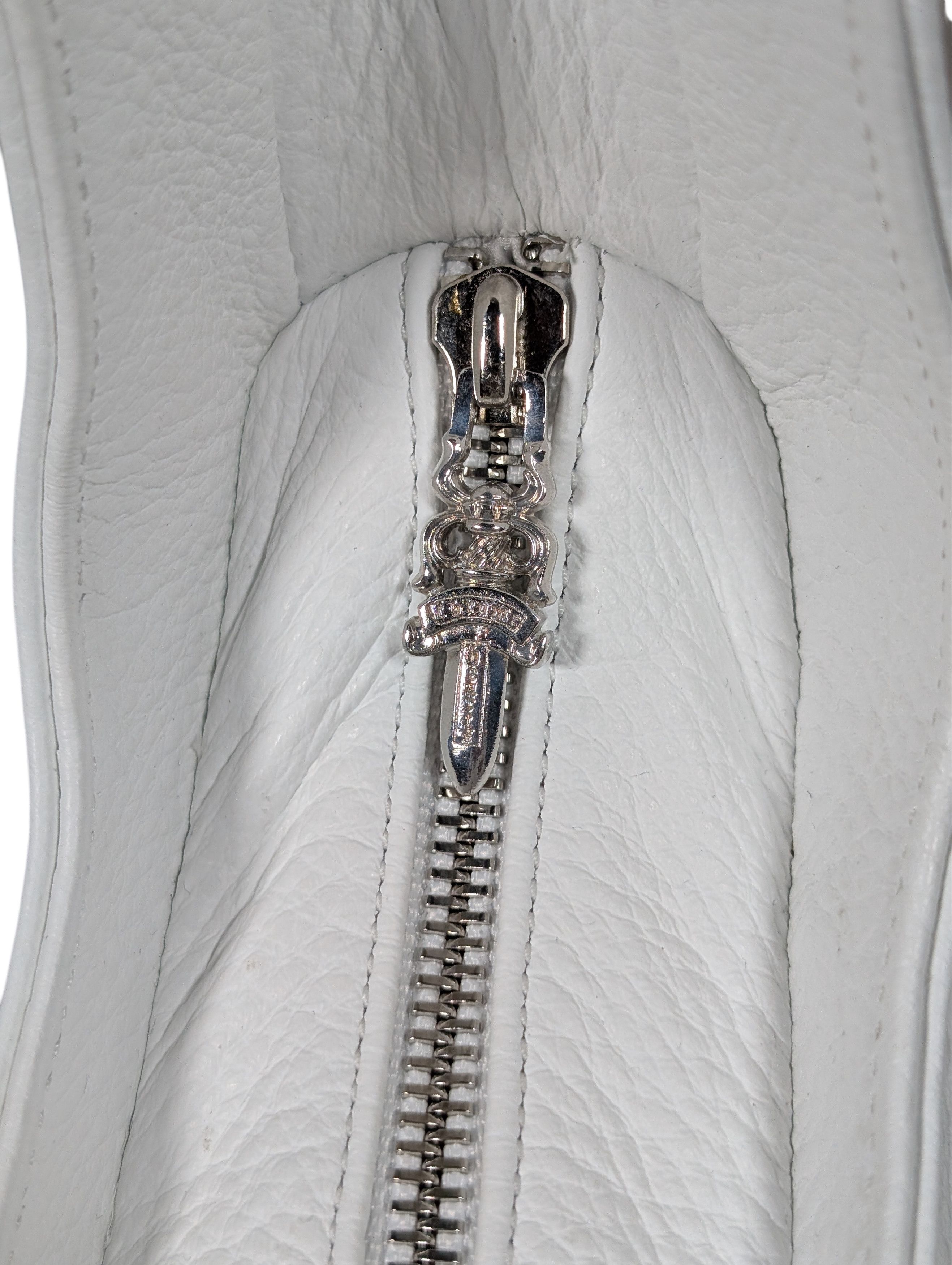 Chrome Hearts NIP & TUCK STAR PATCH WHITE LEATHER CHROME HEARTS BAG SMALL Size ONE SIZE - 4 Thumbnail