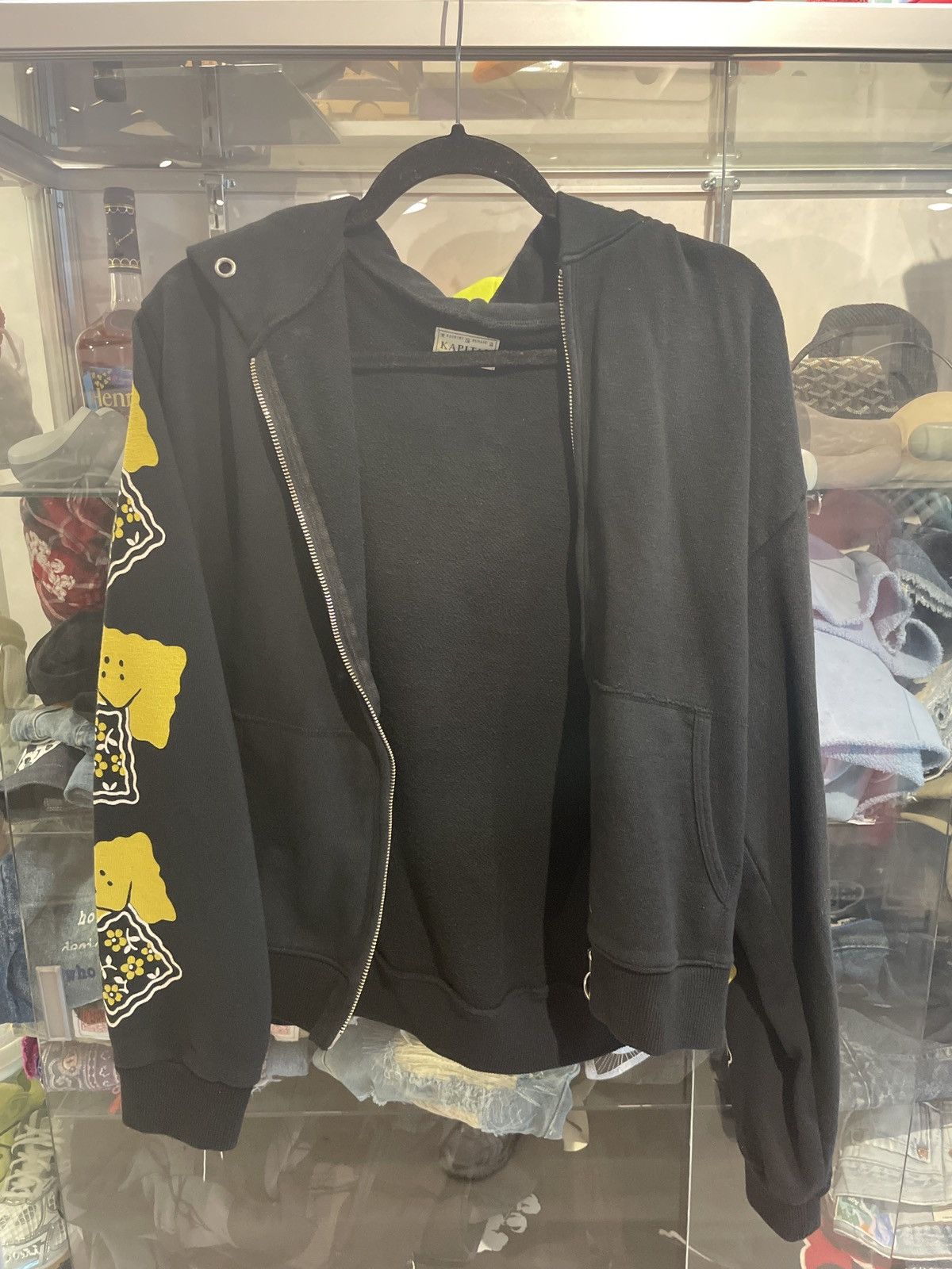 Kapital Kapital Fleece Smiley Zip Up Black Size 3 Size US L / EU 52-54 / 3 - 1 Thumbnail