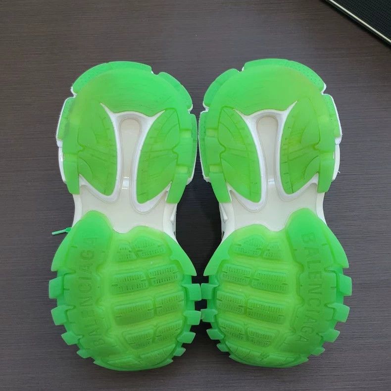 Balenciaga Balenciaga Track Sneakers in White Green-2506 Size US 6 / EU 39 - 7 Thumbnail