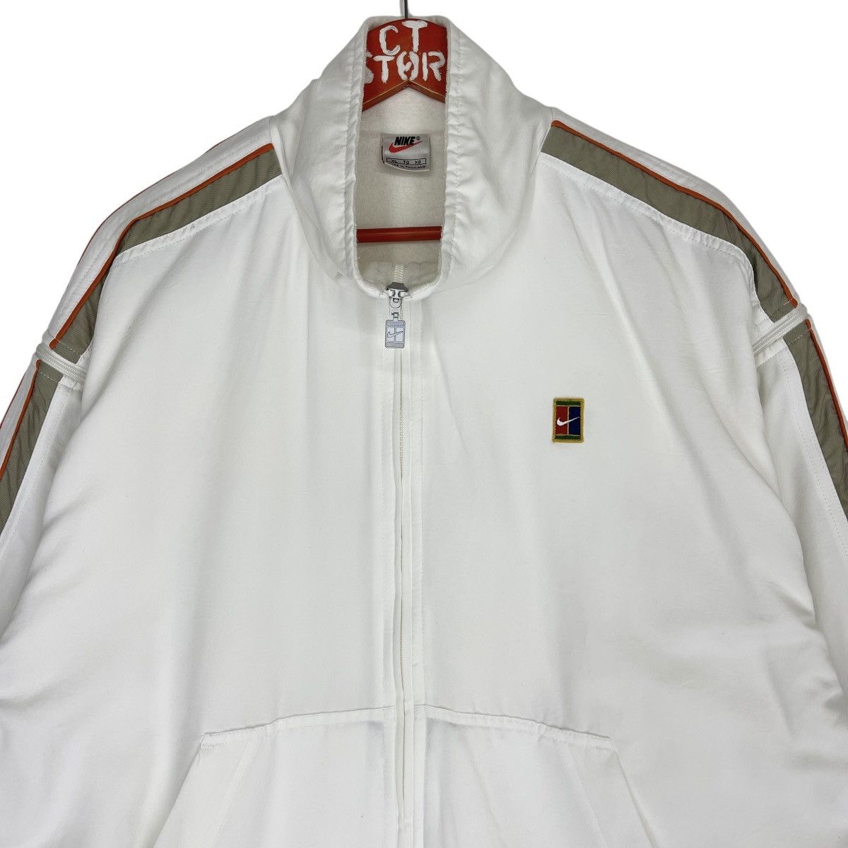 Nike × Vintage Vintage Nike Court Heritage 2WAY Jacket Size XL Size US XL / EU 56 / 4 - 3 Thumbnail