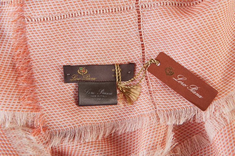 Loro Piana LORO PIANA size140*140cm 100% pure cotton knit large scarf Size ONE SIZE - 3 Thumbnail