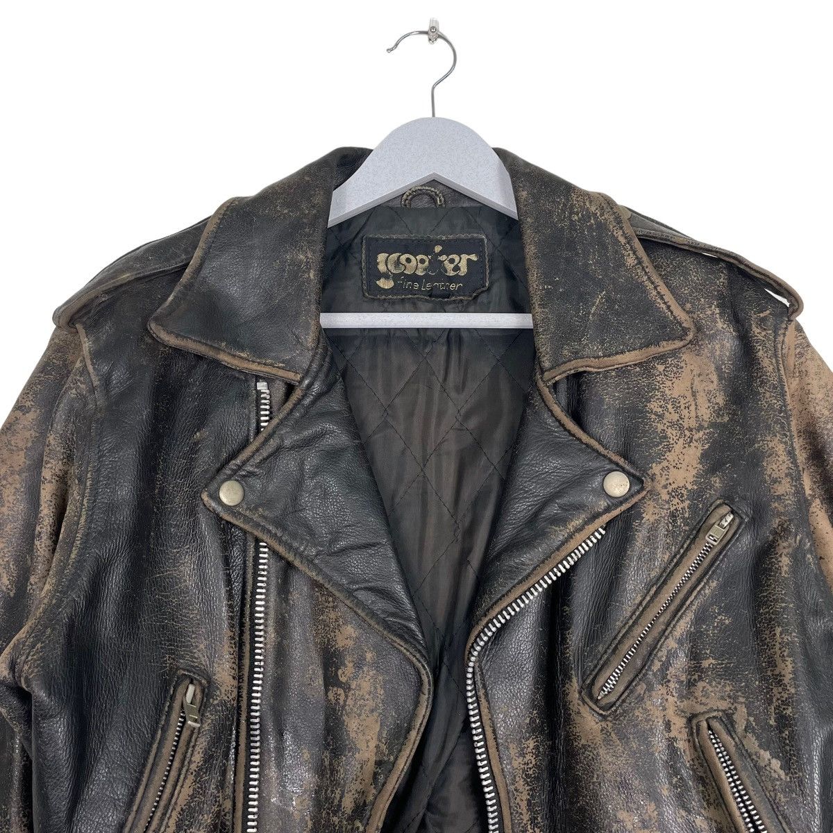 Japanese Brand × Vintage 💥60s SCOOTER TRASHED INSPIRED PERFECTO SCHOTT Size US M / EU 48-50 / 2 - 2 Thumbnail
