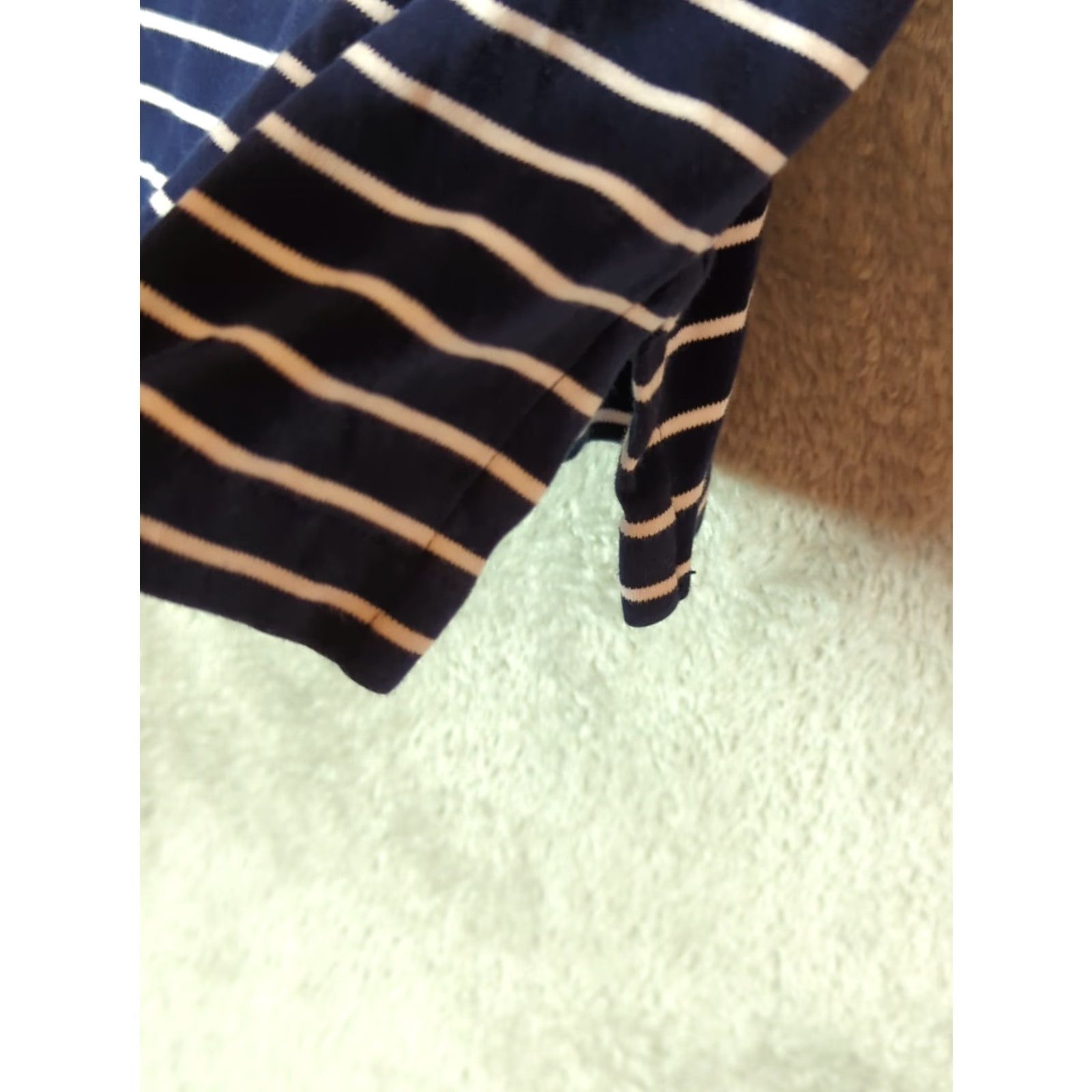 Polo Ralph Lauren Polo Ralph Lauren Polo Shirt Men’s M Navy/White Striped Short Sleeve Shirt Size US M / EU 48-50 / 2 - 6 Thumbnail