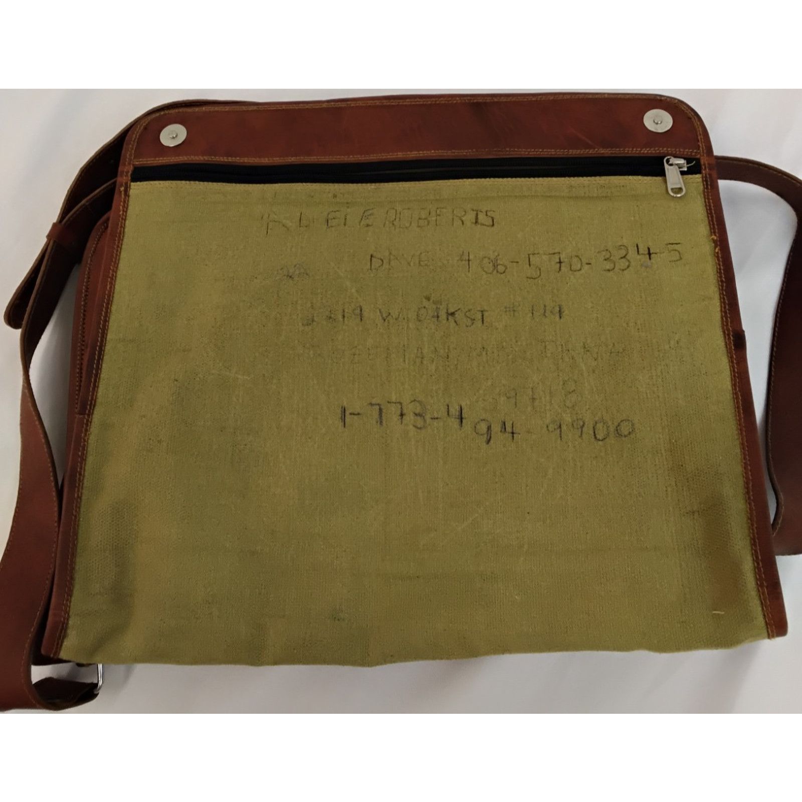Carbon Carbon 2 Cobalt Messenger Bag Brown Full Grain Leather Size ONE SIZE - 13 Thumbnail