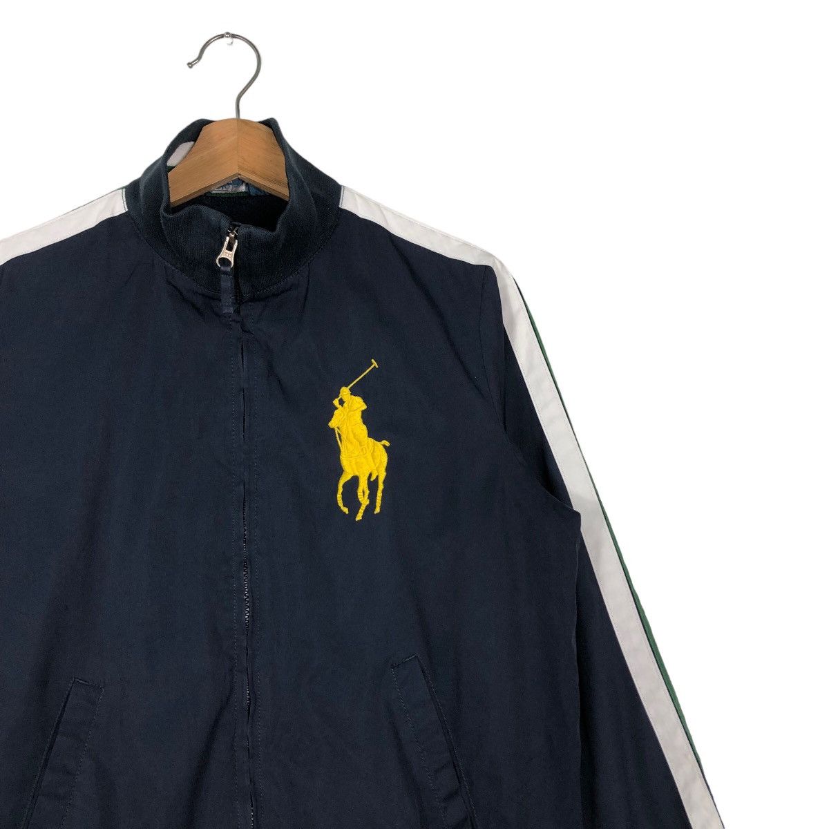 Japanese Brand 🔥Vintage Zipper Jacket Polo Ralph Lauren Big Pony Rare Size US L / EU 52-54 / 3 - 6 Thumbnail