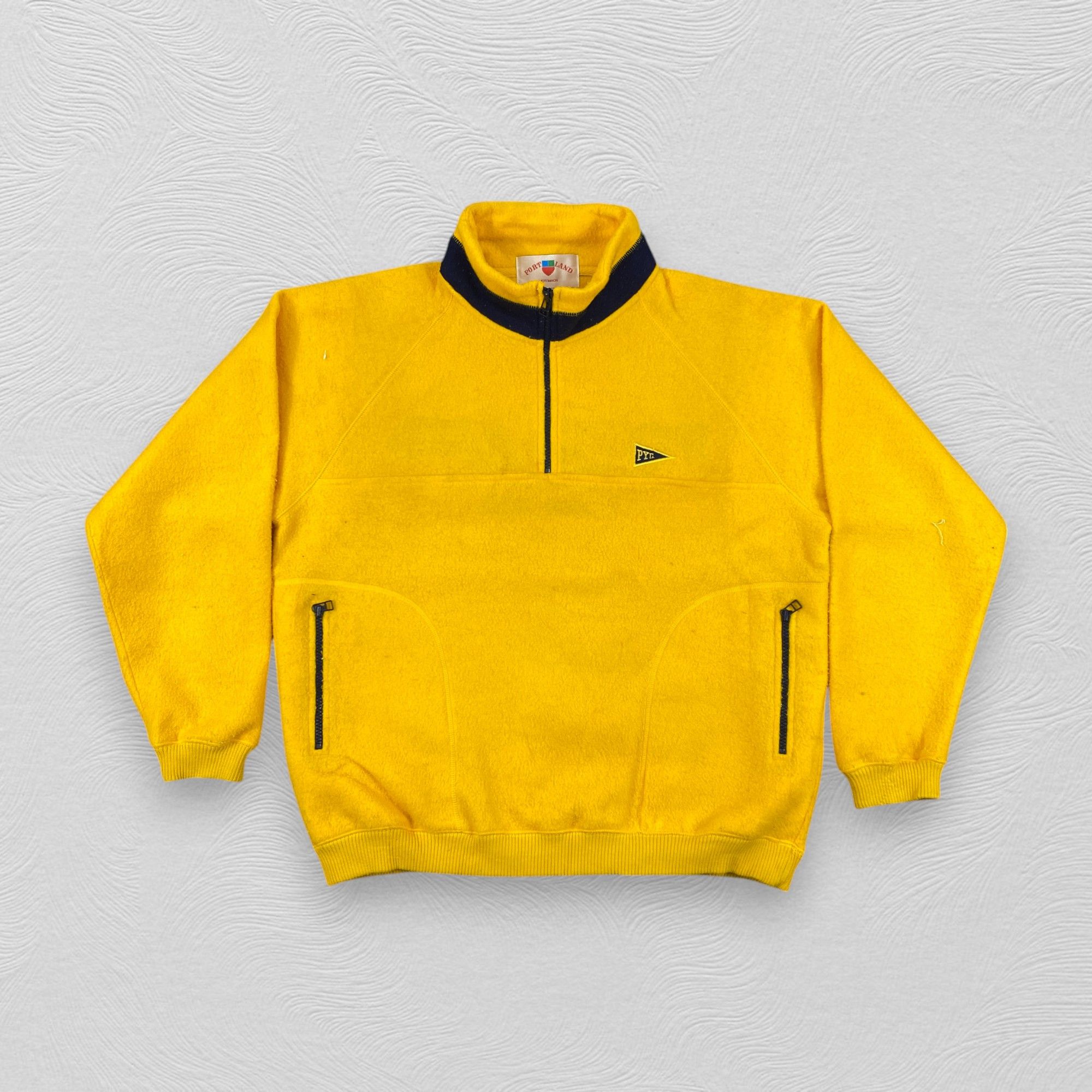 Japanese Brand Vintage Japanese Brand Half Zipper Sweatshirt -J294 Size US L / EU 52-54 / 3 - 2 Thumbnail