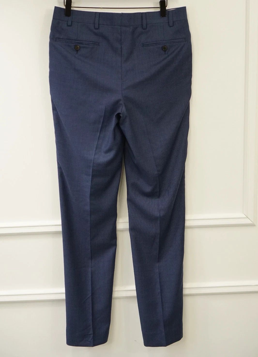 Suitsupply Men Suitsupply Pants Sienna Blue Wool Size UK/US34 Size 34R - 2 Thumbnail