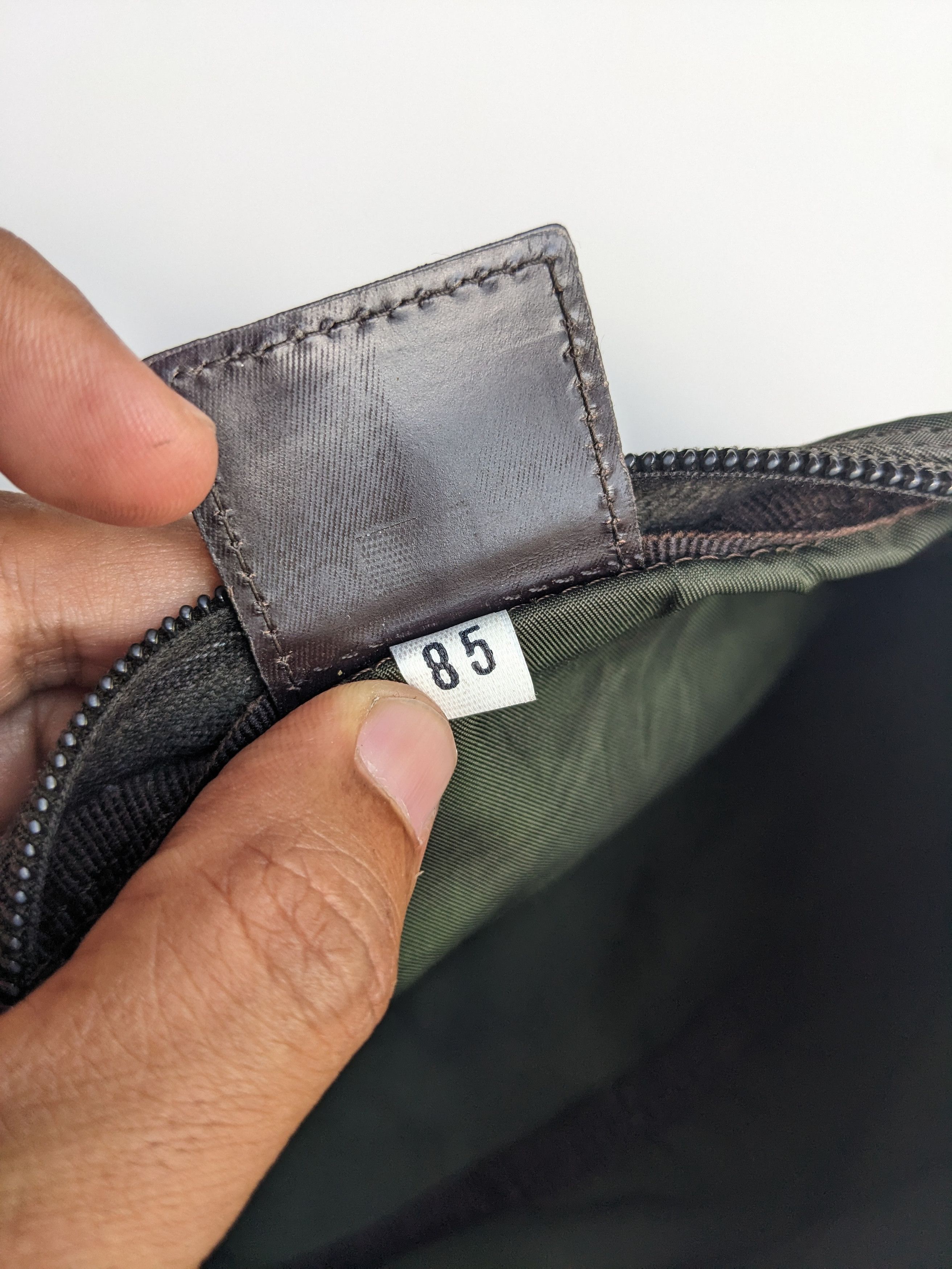 Prada Prada nylon cosmetic pouch dark green Size ONE SIZE - 7 Thumbnail