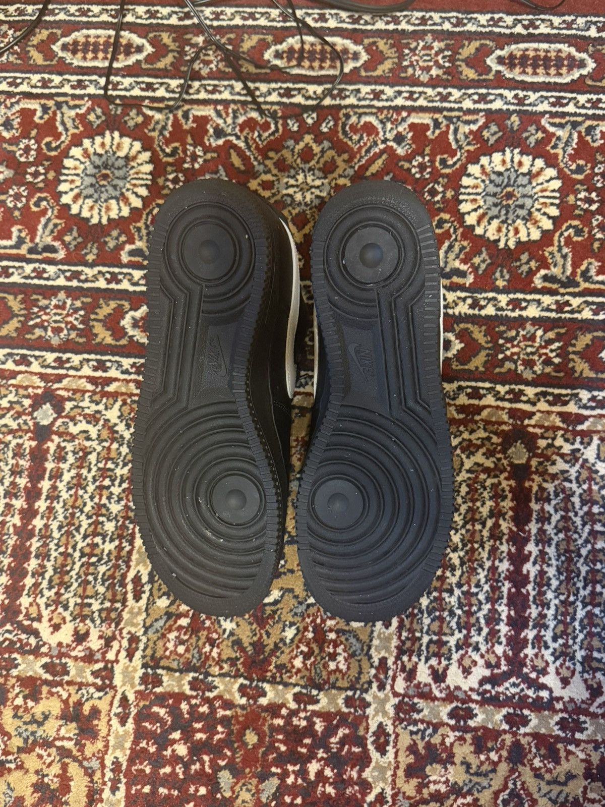 Nike × Supreme Supreme AF1 Black White Sz 9 Size US 9 / EU 42 - 5 Thumbnail