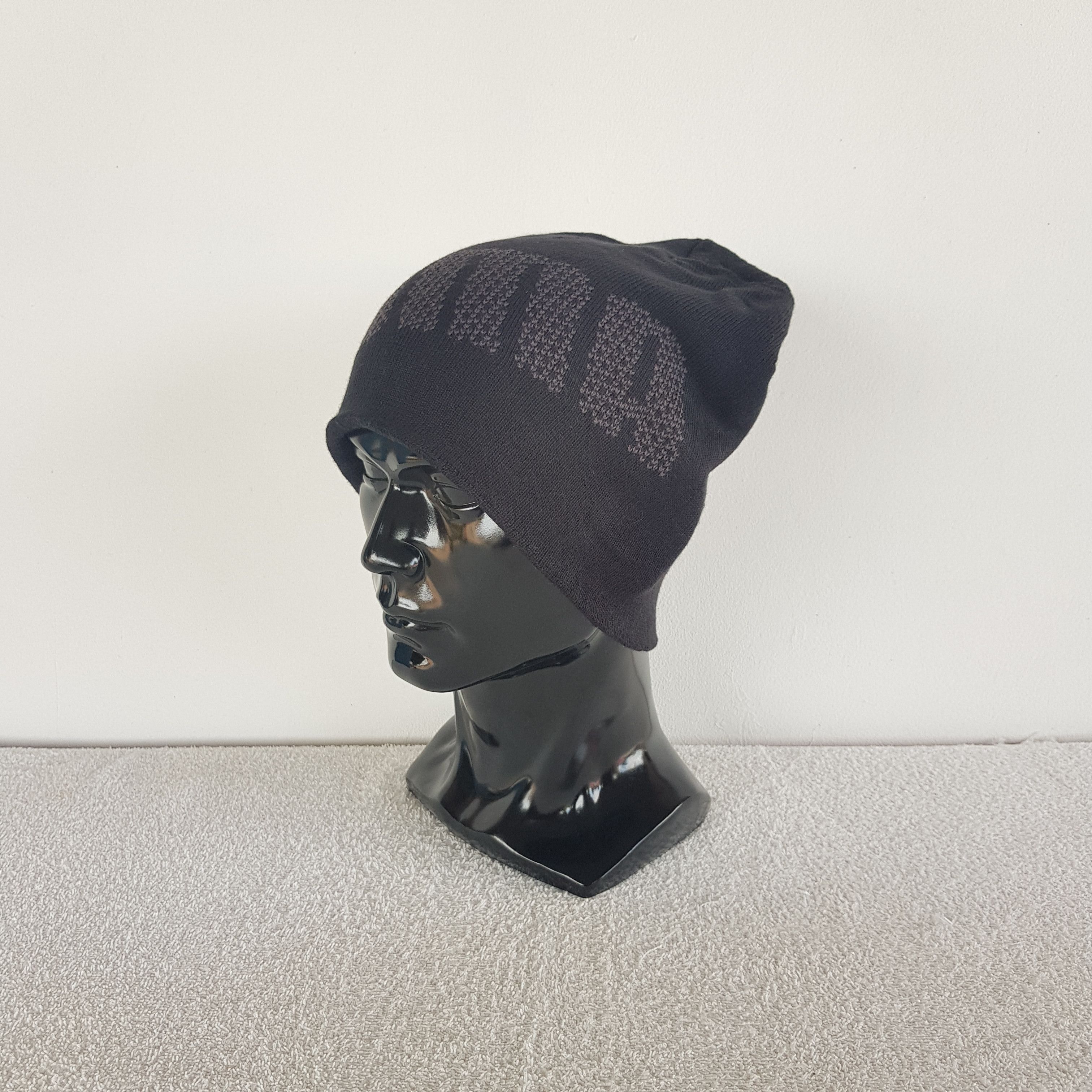 Puma Vintage Puma Beanie Fair Isle Ribbed Knit Snow Caps Hats. Size ONE SIZE - 1 Thumbnail