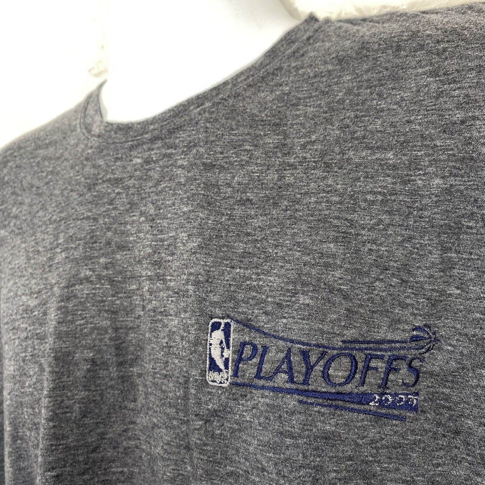 Adidas Adidas NBA 2007 Playoffs Large Embroidered T-Shirt Crewneck Size US L / EU 52-54 / 3 - 3 Thumbnail