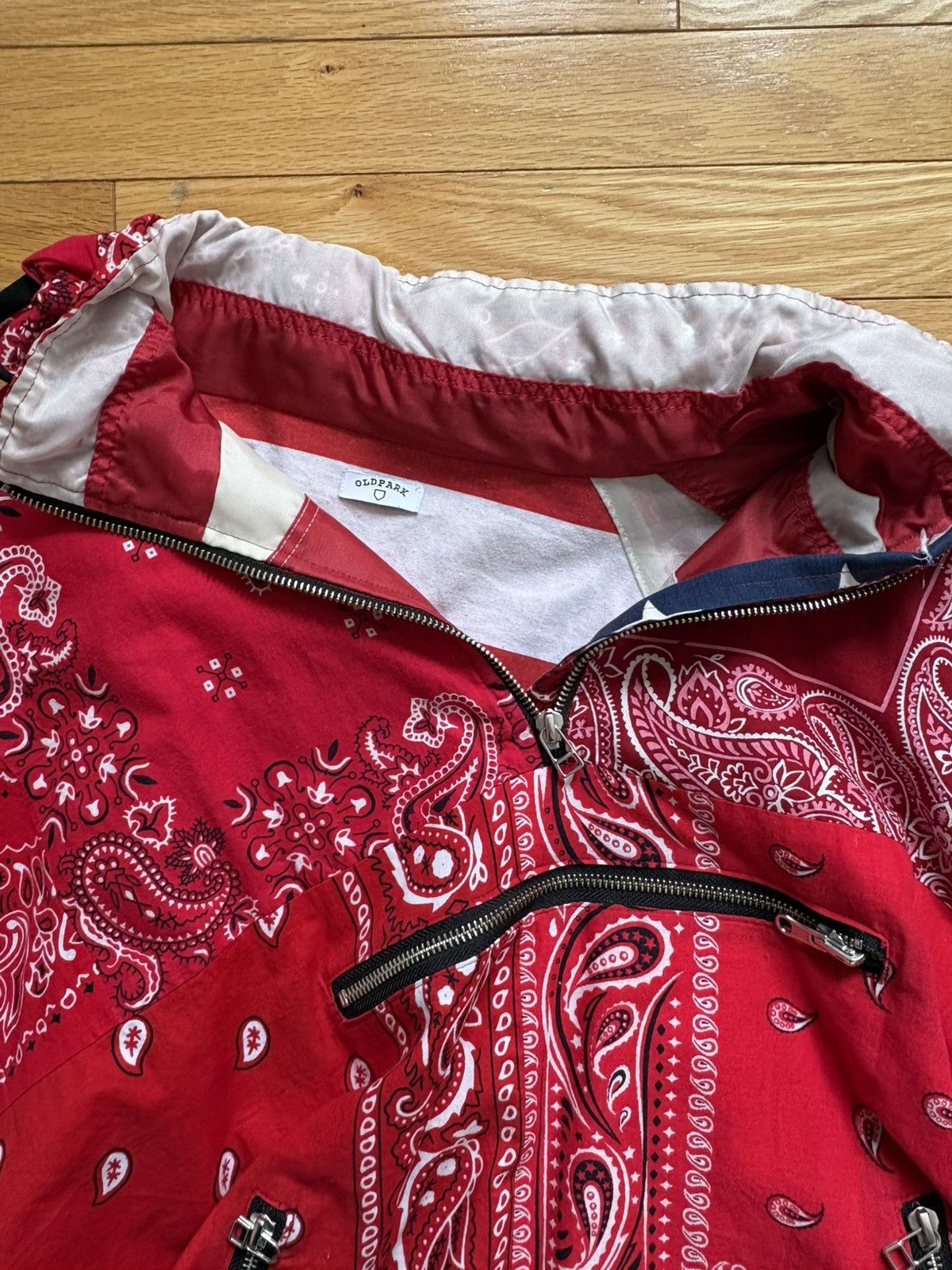 Old Park Old park deconstructed bandana - american flag zipper jacket Size US M / EU 48-50 / 2 - 4 Thumbnail