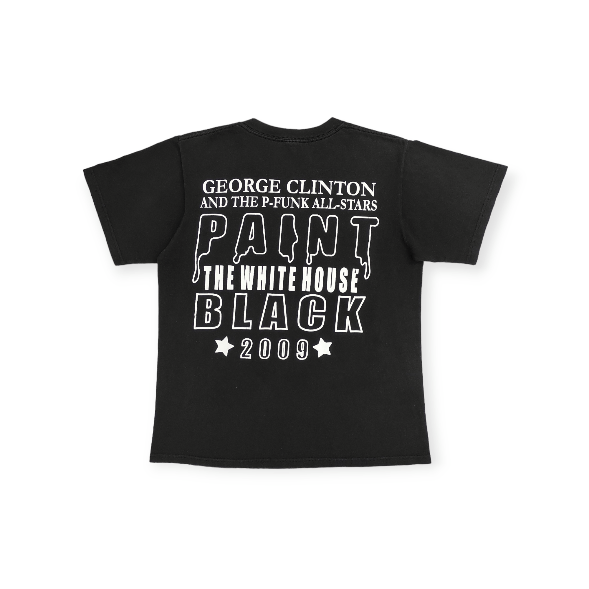 Band Tees George Clinton P Funk 2009 Paint the White House Black Shirt Size US M / EU 48-50 / 2 - 2 Thumbnail