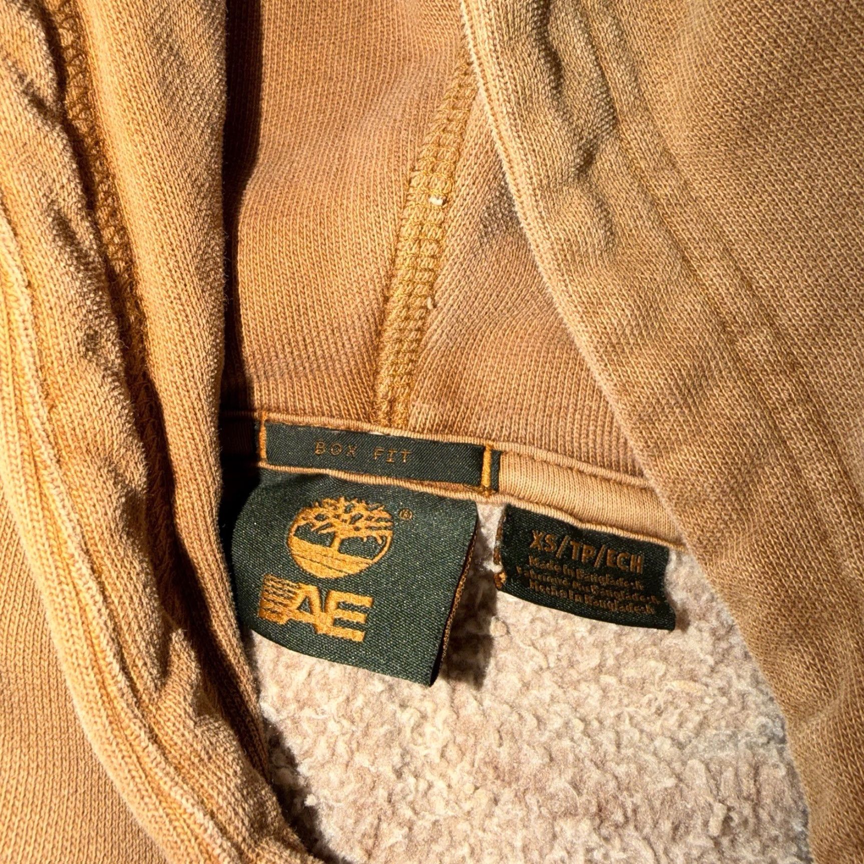 American Eagle Outfitters American Eagle Timberland Boot Hoodie Size XS Brown Pockets Size US XS / EU 42 / 0 - 5 Thumbnail