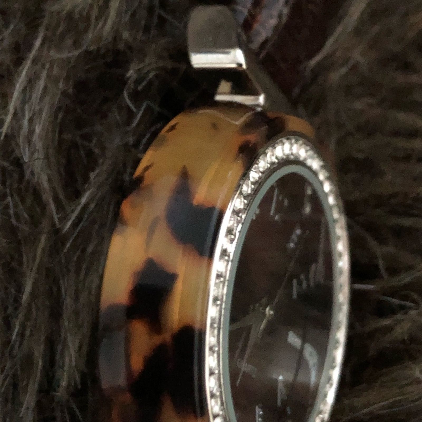 Jewelry Ladies faux tortoise shell vegan leather watch Size ONE SIZE - 8 Thumbnail