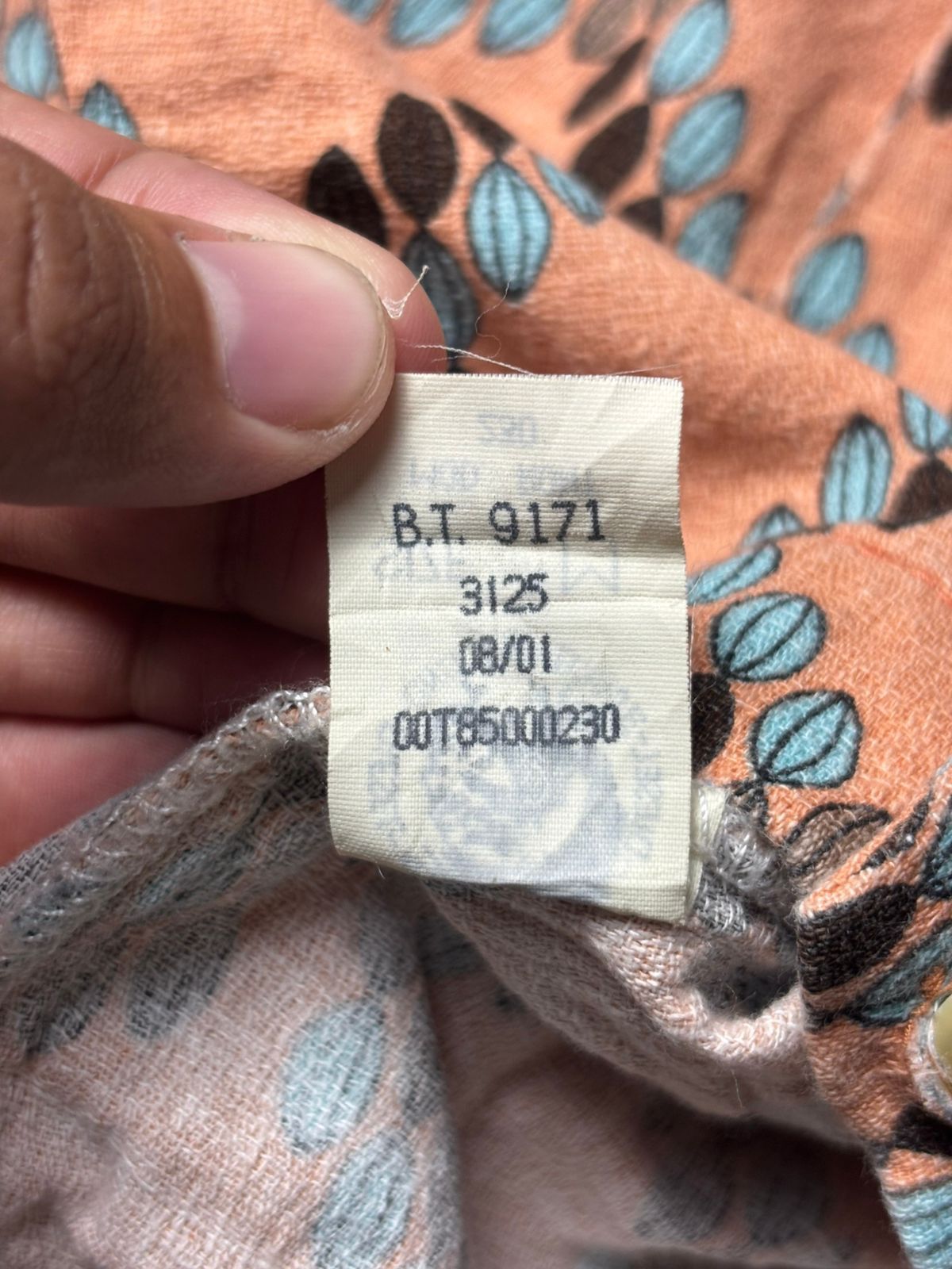 Diesel 1990s Diesel Supershirt Pattern Open Collar Shirt Size US M / EU 48-50 / 2 - 5 Thumbnail