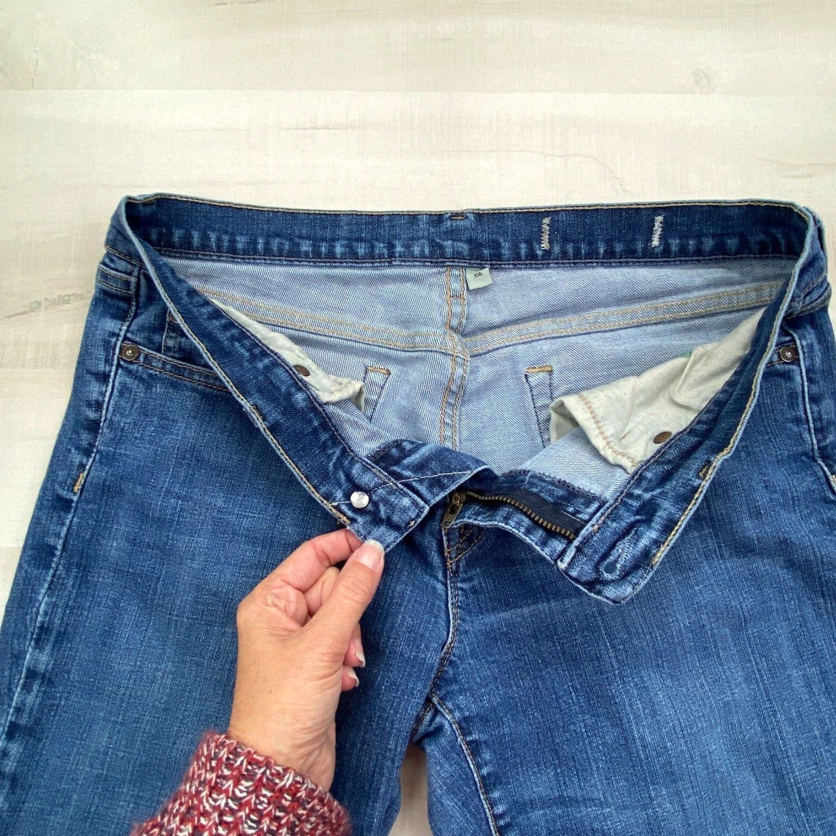 Gap GAP 1969 Womens Bootcut Jeans Blue 10 Regular Medium Wash Size 32" / US 10 / IT 46 - 4 Thumbnail