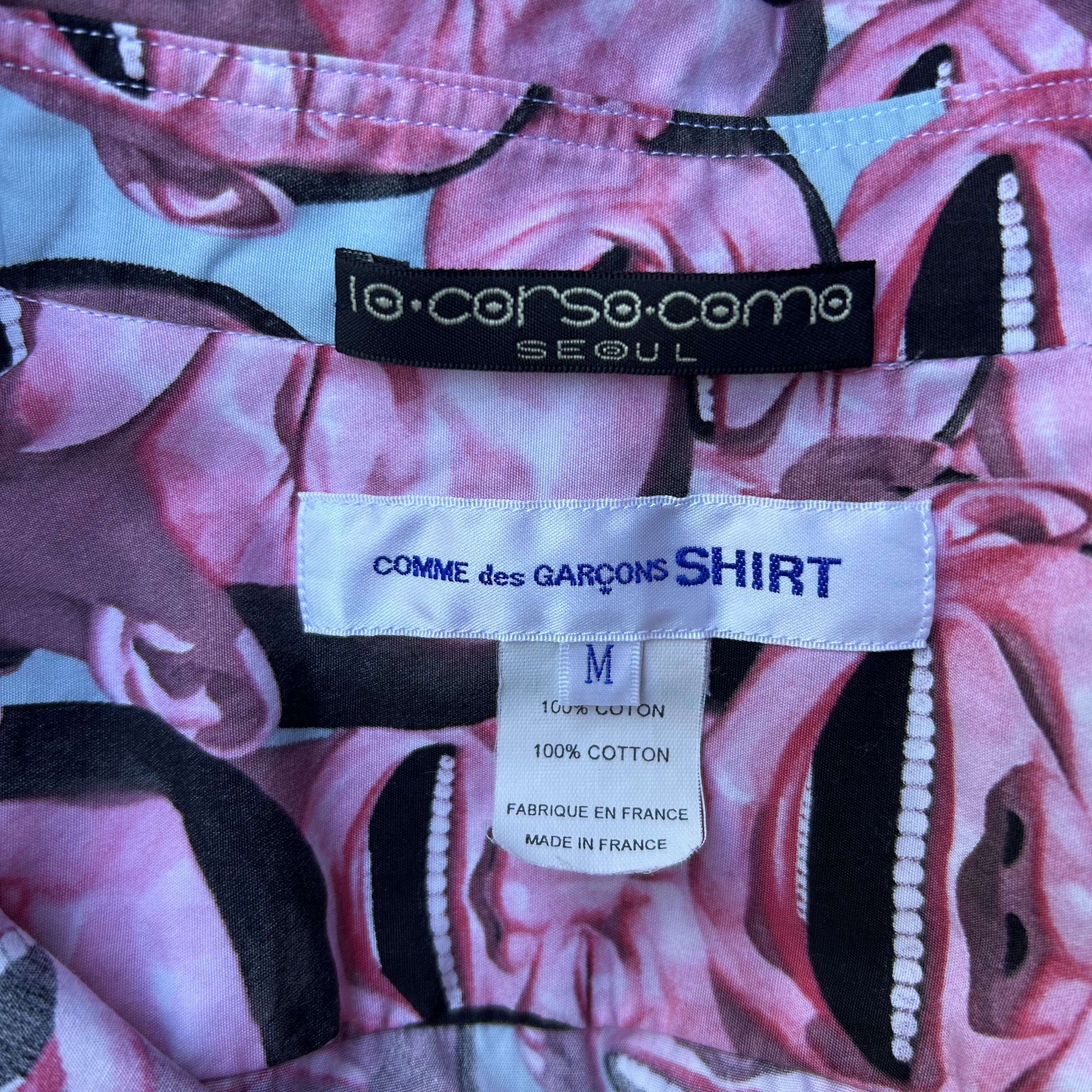 Comme des Garcons SHIRT CDG Shirt x Yue Minjun Laughing Man Pink Shirt S/S21 Size US M / EU 48-50 / 2 - 8 Thumbnail