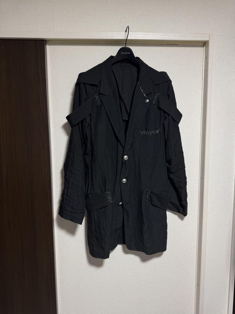 Yohji Yamamoto Yohji Yamamoto pour homme 24SS silver button raglan jacket Size US L / EU 52-54 / 3 - 2 Thumbnail