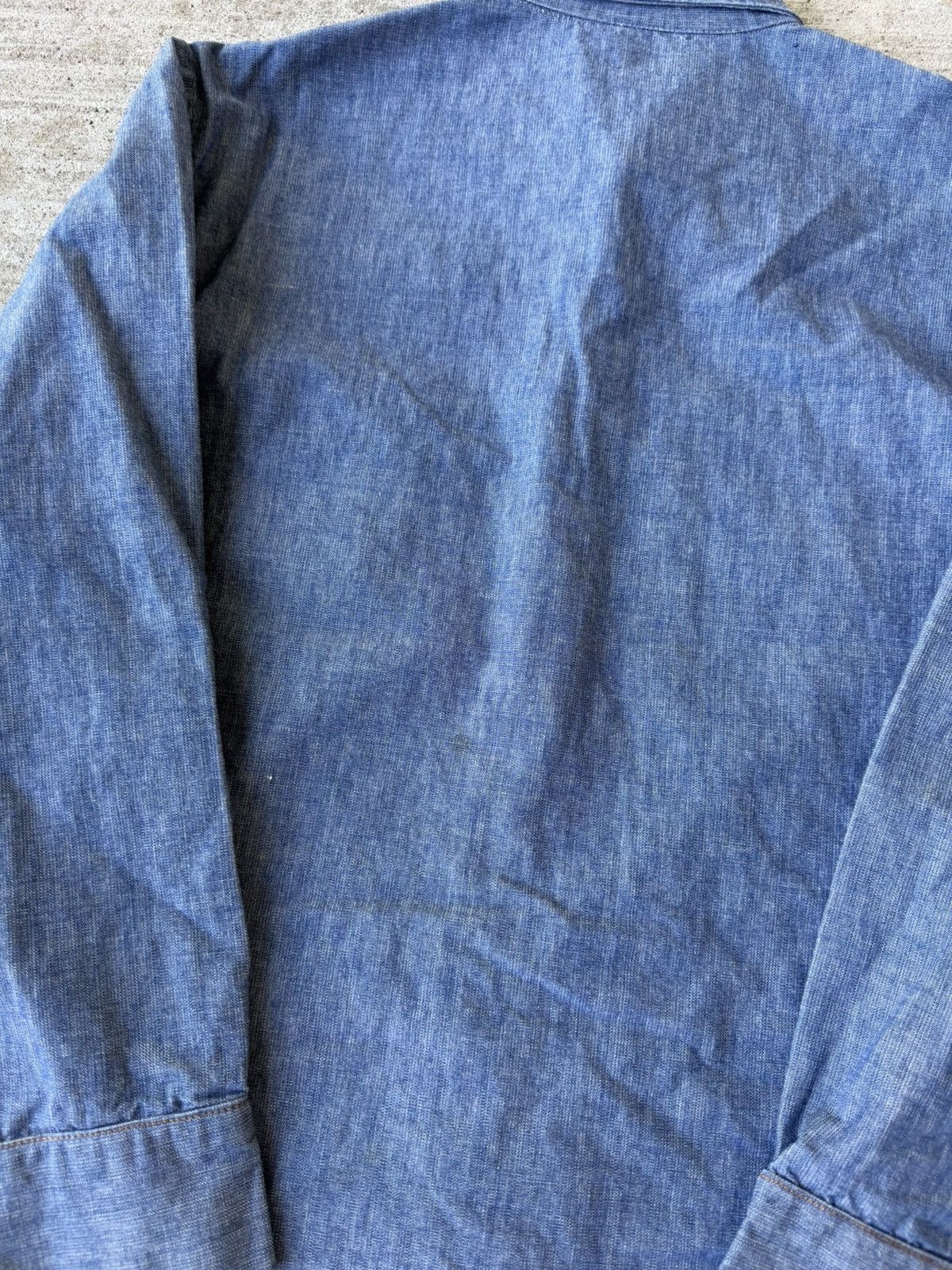 Levi's 1970s Levi’s Orange Tab Denim Western Overshirt Chore Jacket Size US XL / EU 56 / 4 - 9 Thumbnail