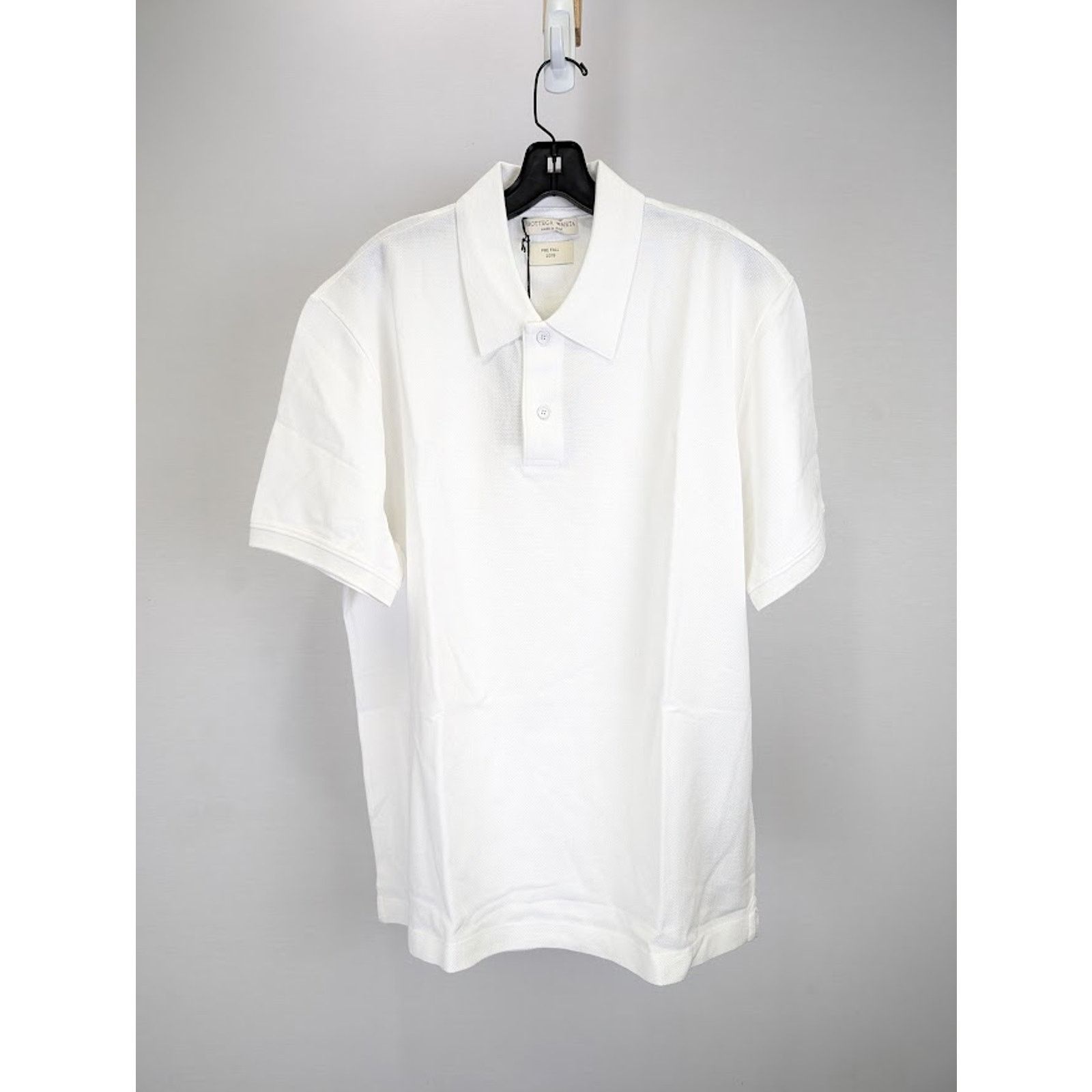 o1rshd1 New Piquet Jersey Polo T-Shirt in Optic White
