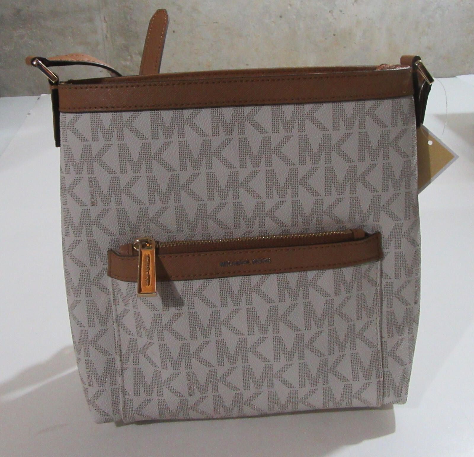 Michael Kors Michael Kors Morgan Medium Messenger Crossbody Bag Vanilla Size ONE SIZE - 7 Thumbnail