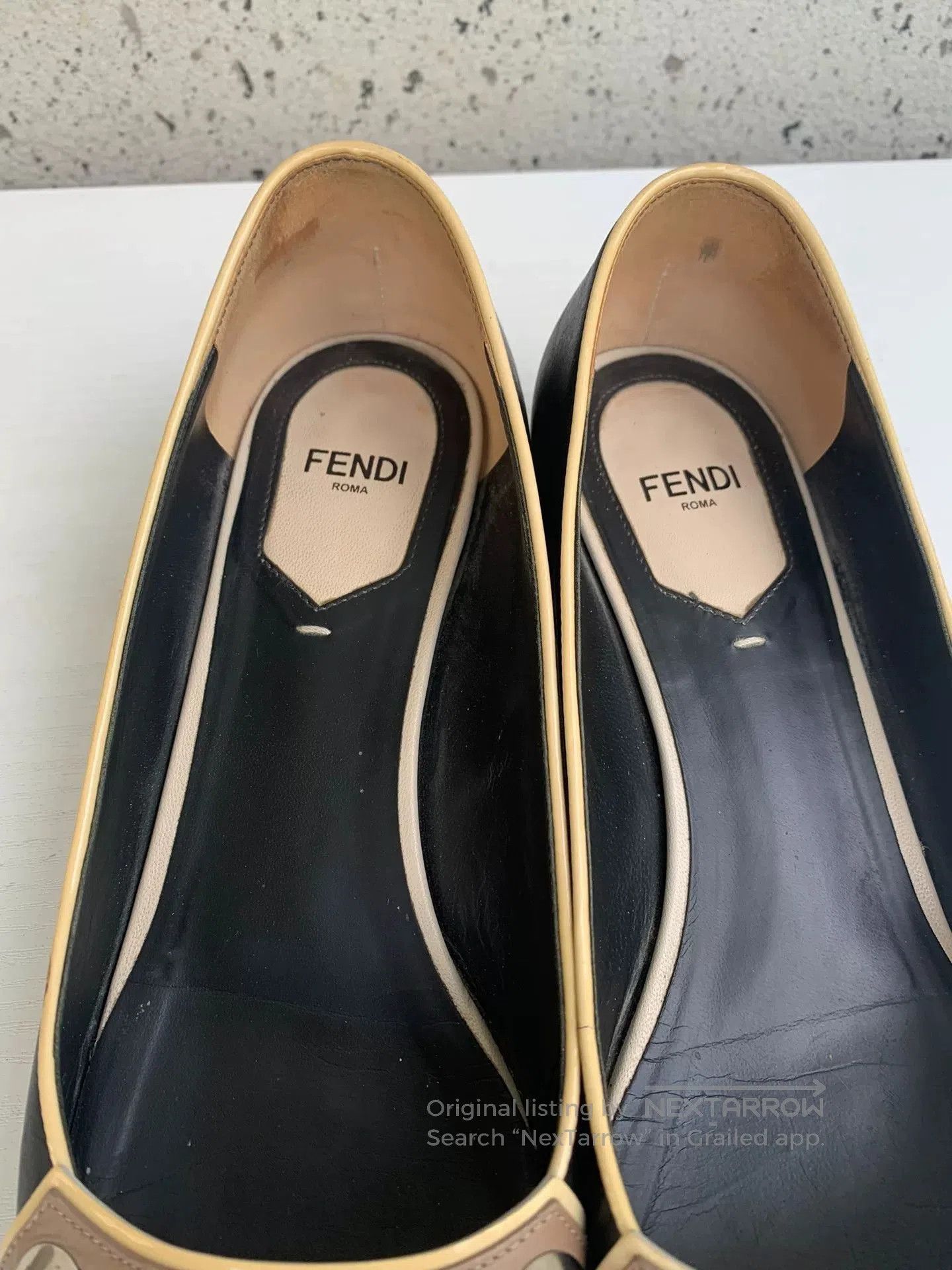 Fendi Fendi Black Pointed Toe Flat Shoes. Size US 6 / IT 36 - 6 Thumbnail