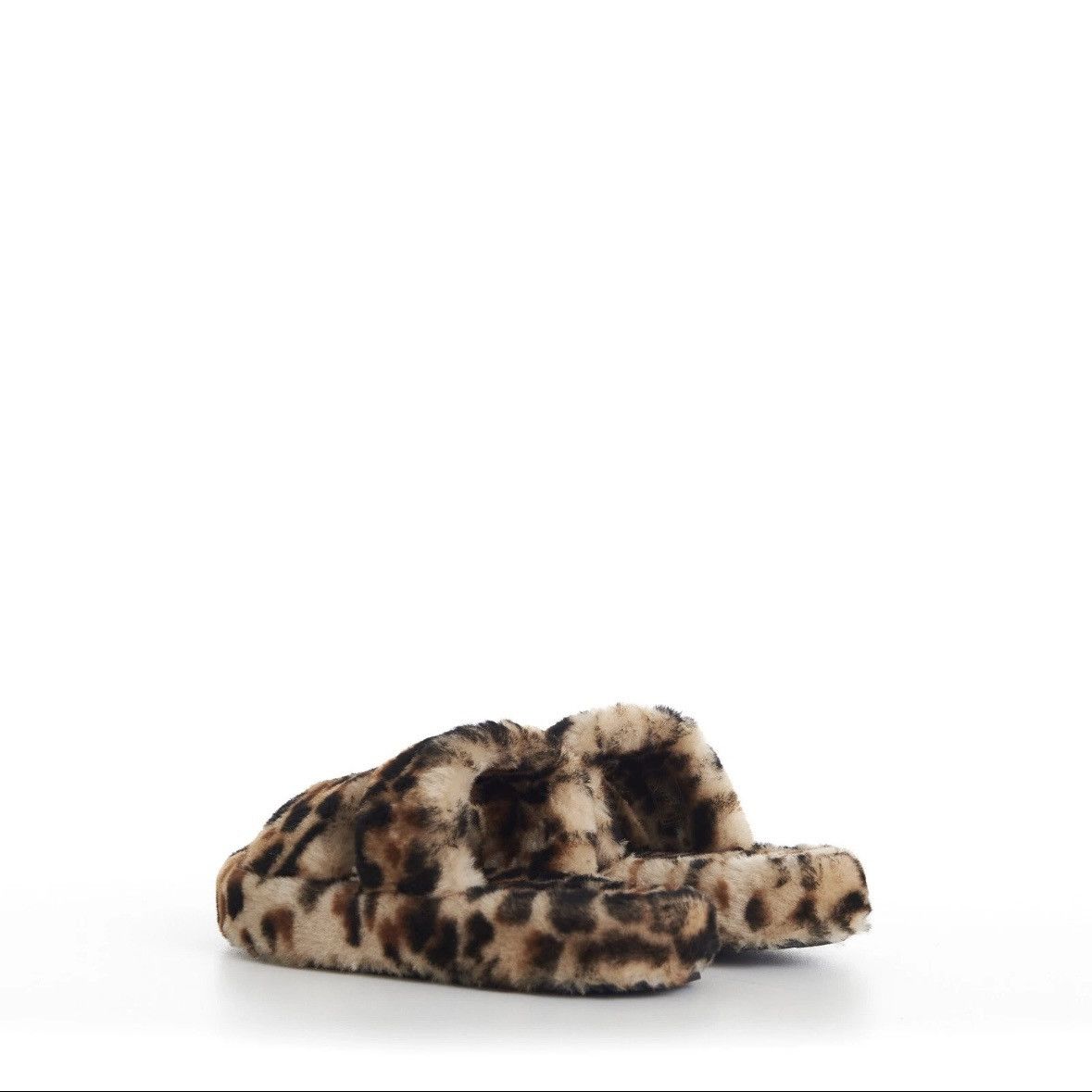 Celine Shearling Fur Slide Sandals - Leopard Pattern Size US 9.5 / IT 39.5 - 6 Thumbnail