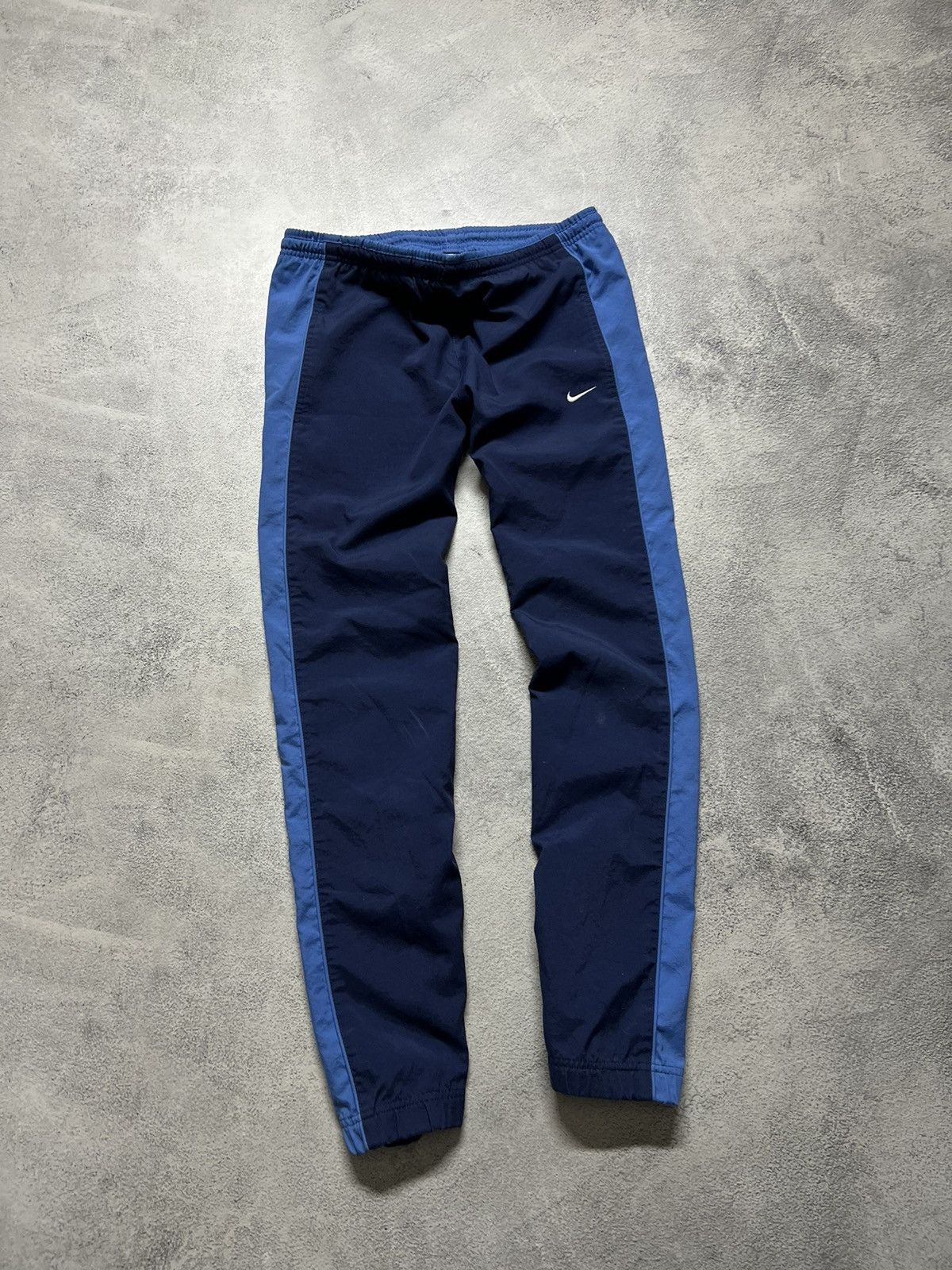 Nike × Vintage Vintage Y2K Nike Nylon Mini Swoosh Drill Pants 00’s Size US 30 / EU 46 - 2 Thumbnail