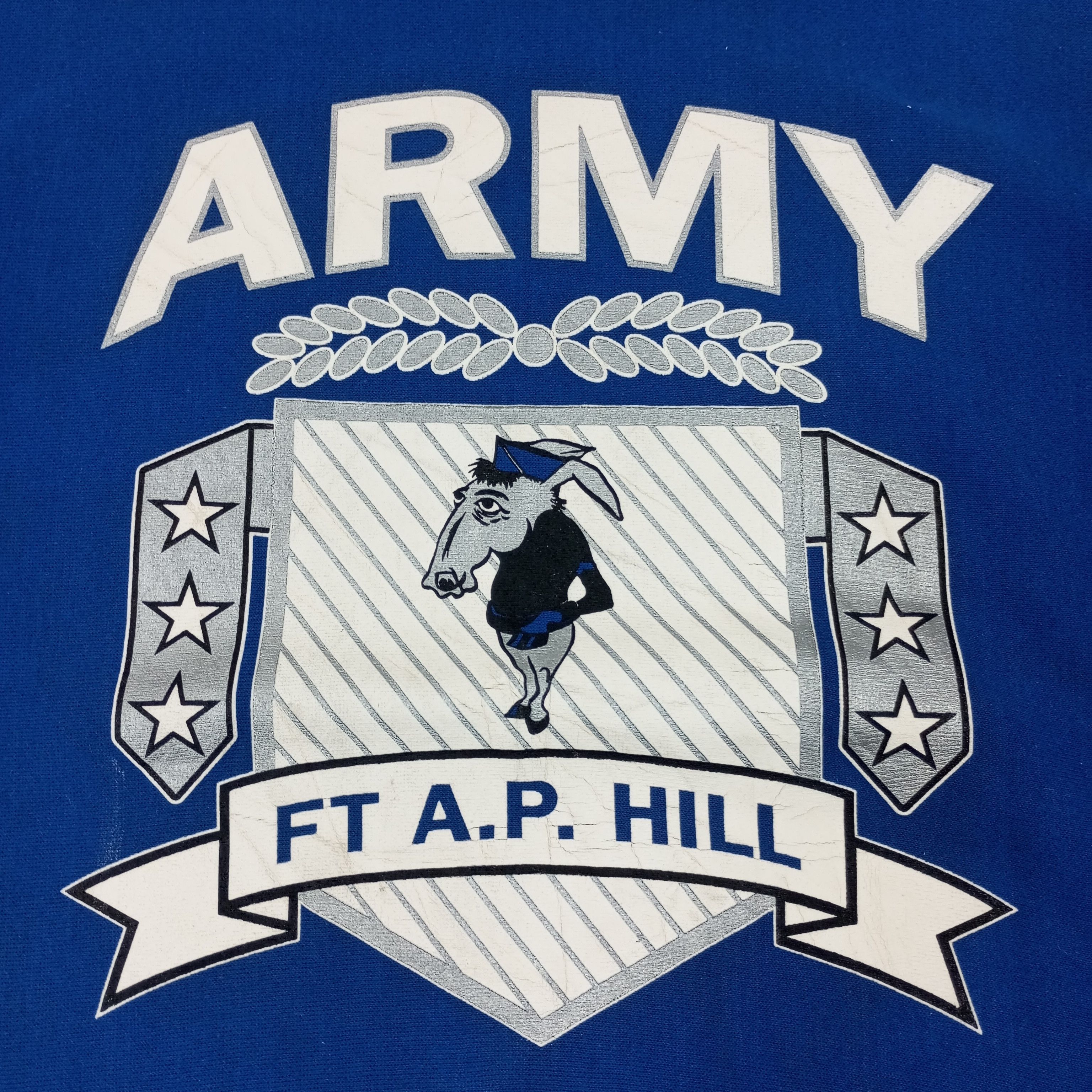 Vintage Army FT A.P Hill Streetwear Style Vintage Sweatshrit Size US XXL / EU 58 / 5 - 2 Thumbnail