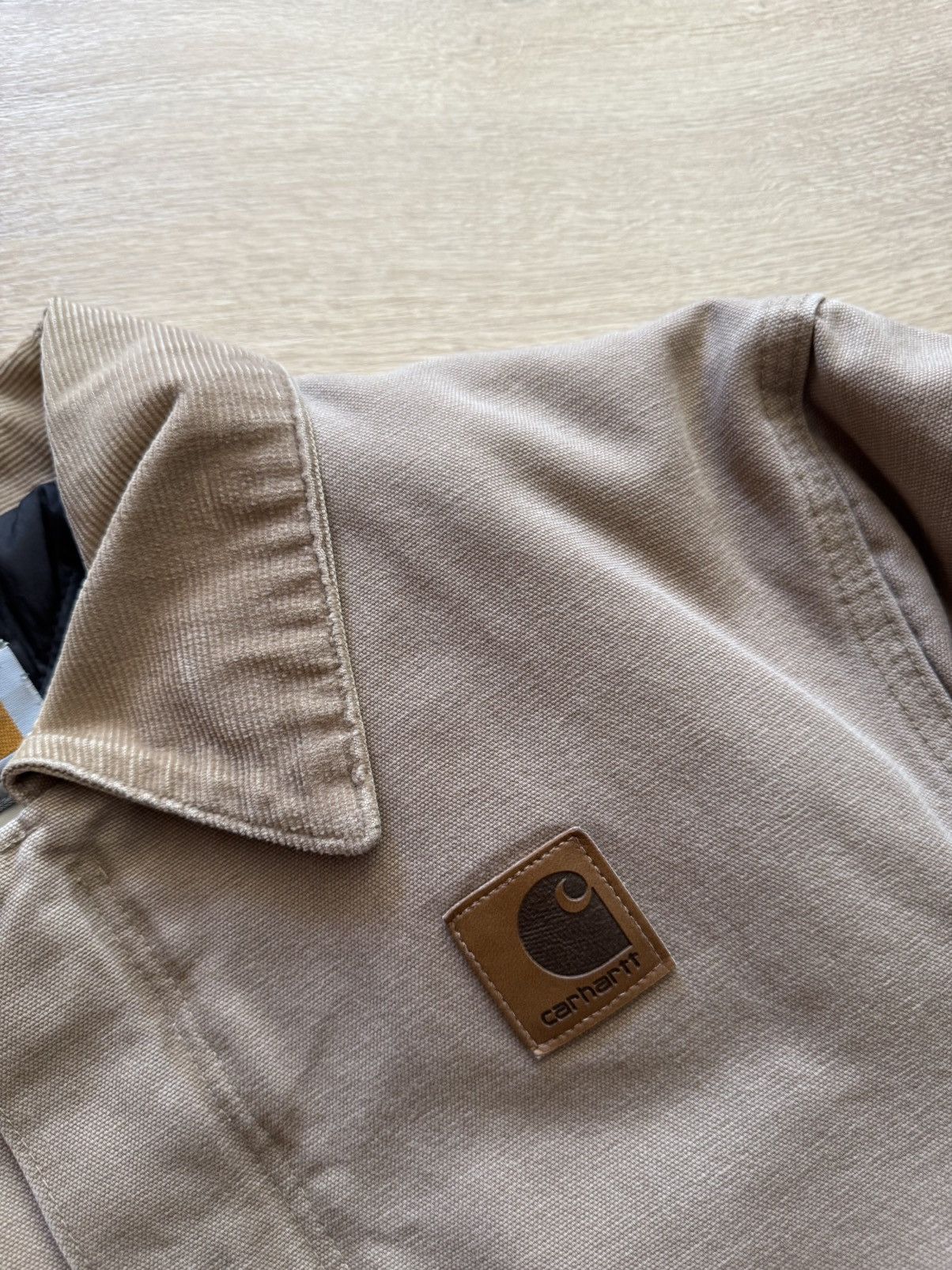 Carhartt Vintage 00’s Carhartt Arctic USA J22 SDL Tan Cropped Jacket Size US L / EU 52-54 / 3 - 5 Thumbnail