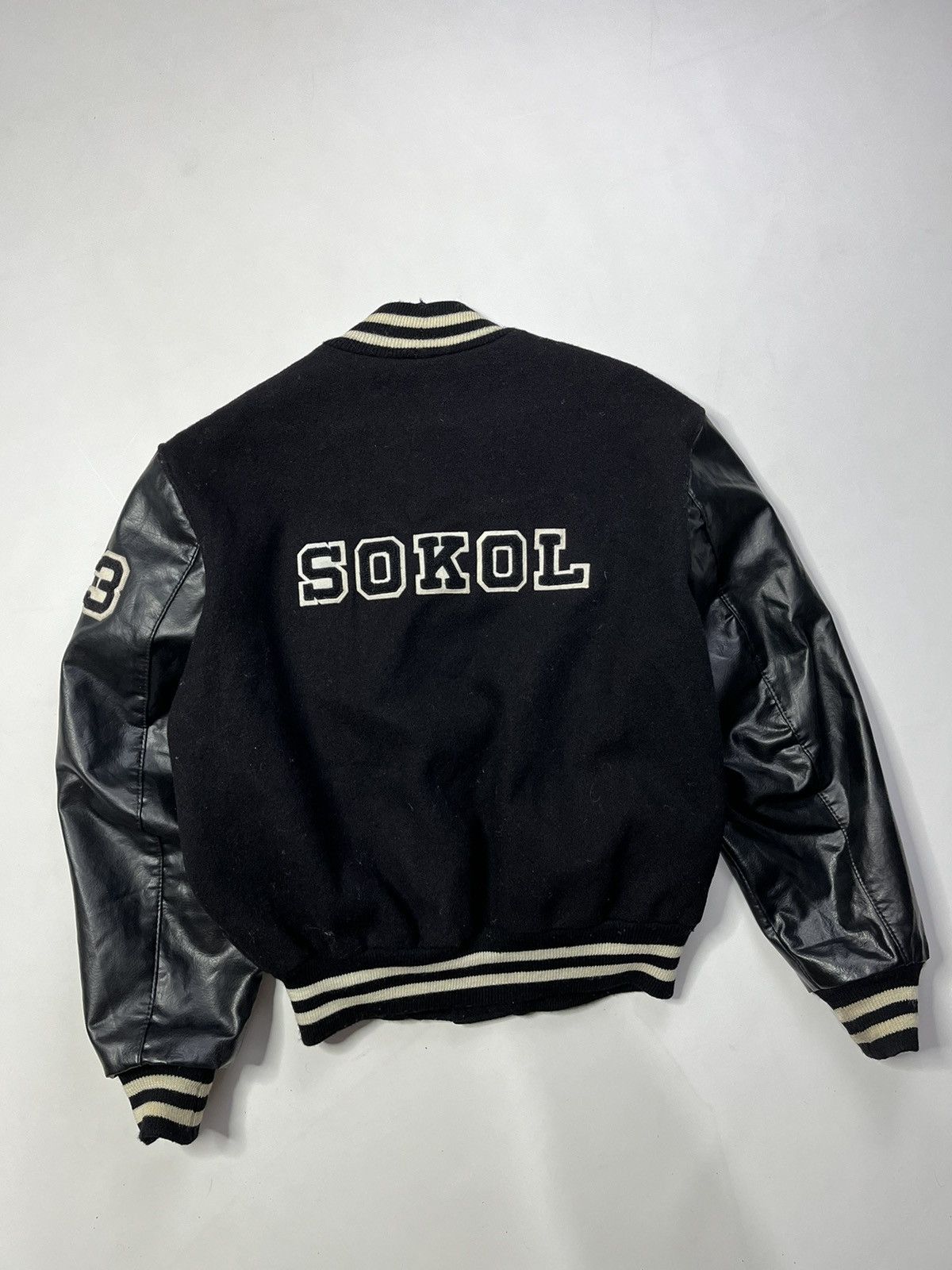 Delong × Vintage Delong Sokol Varsity Bomber jacket Size US M / EU 48-50 / 2 - 9 Thumbnail