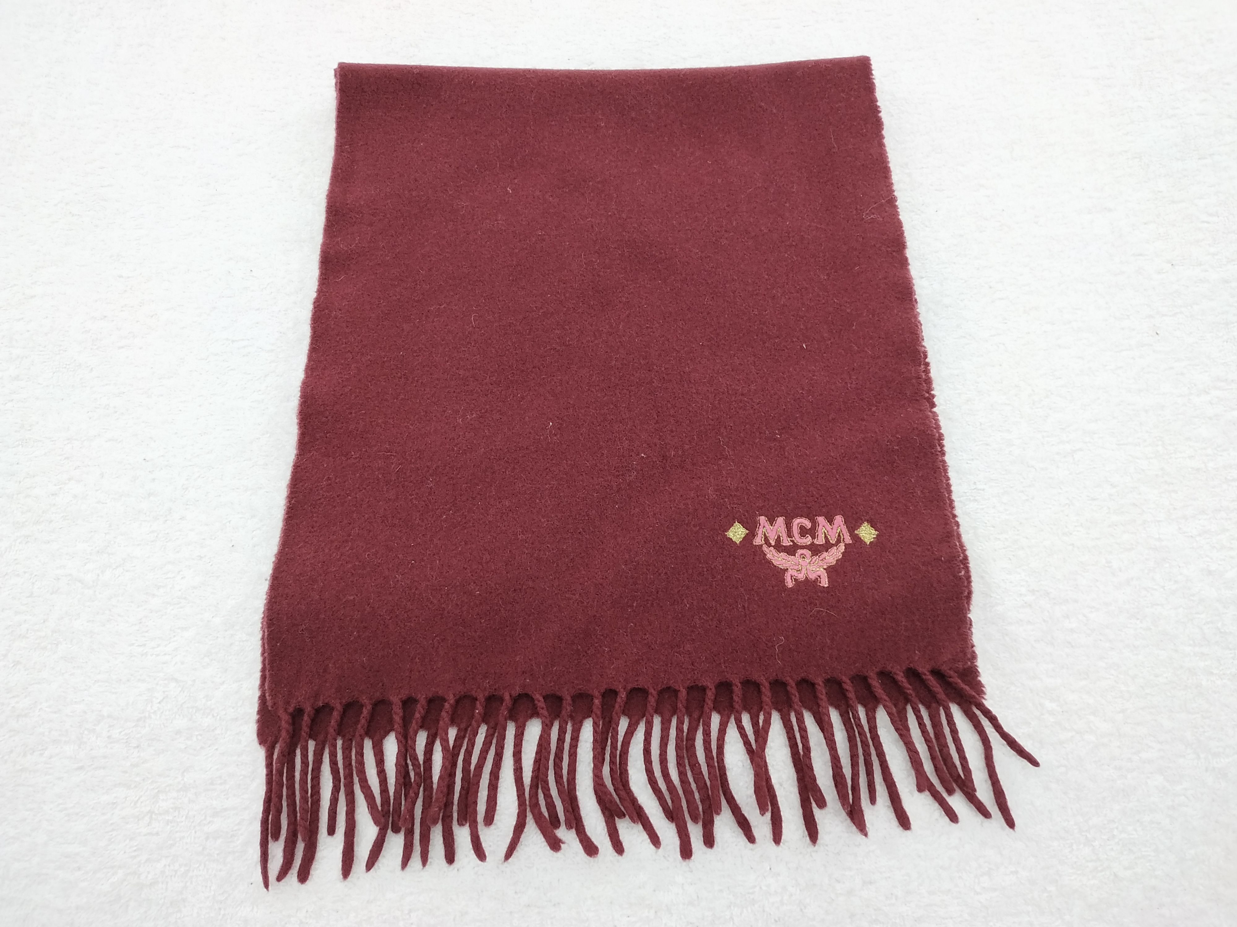 MCM Vintage MCM Wool Scarf/Muffler/Neckwear MF098 Size ONE SIZE - 1 Thumbnail