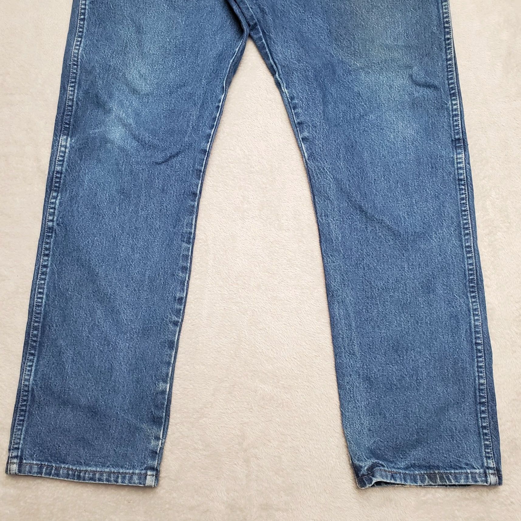 Wrangler VINTAGE Wrangler Jeans Mens 40x32 Blue Denim Cowboy Cut 100% Cotton 13MWZ Ranch Work Size US 40 / EU 56 - 3 Thumbnail