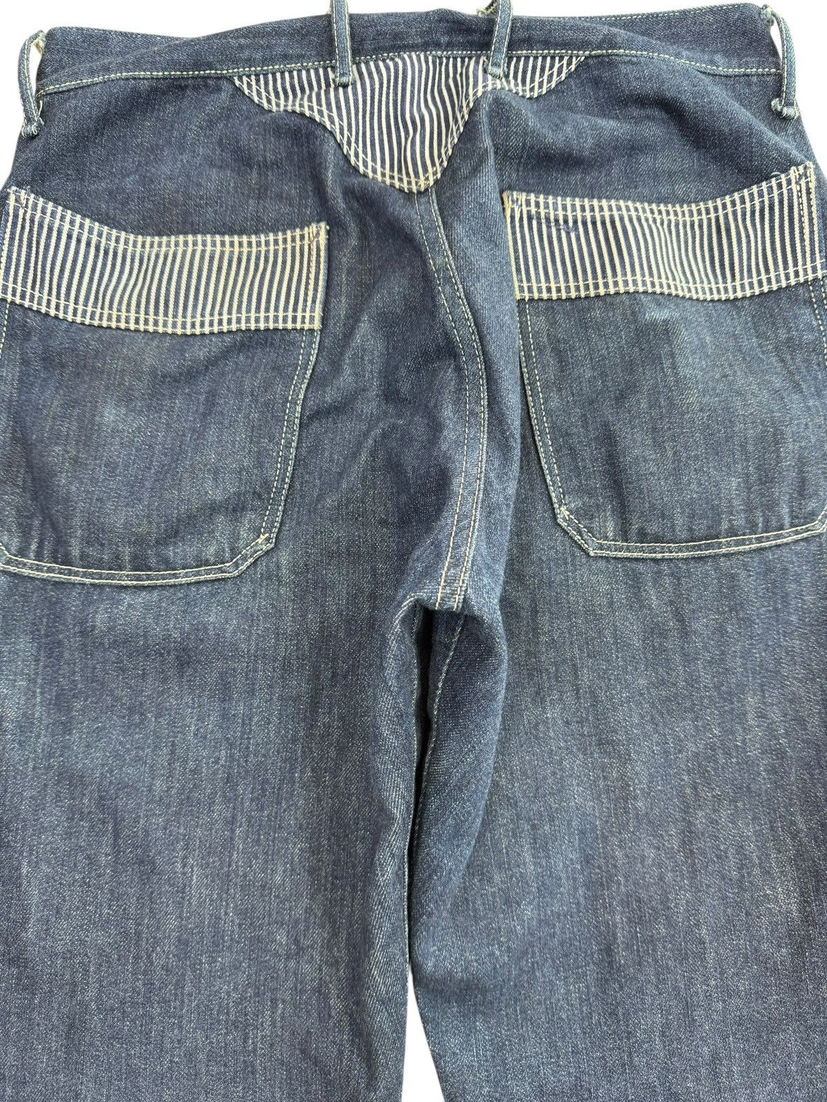 Kapital Rare‼️ Kapital Bush Pant Blue Wash Flaire Jeans Size US 30 / EU 46 - 5 Thumbnail
