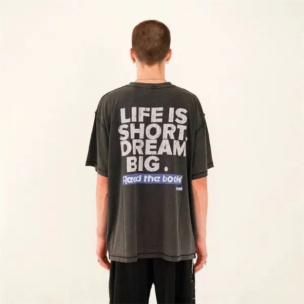 VIBE REEBORN Crack Print Vintage Shirt Combo's Black White Size US XL / EU 56 / 4 - 4 Thumbnail