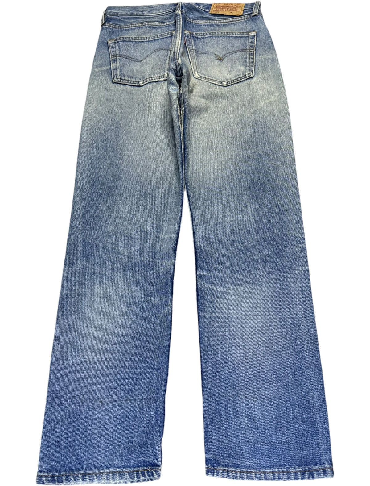 Levi's Vintage 90s Levis 501 Mud Wash Distressed Jeans Size US 30 / EU 46 - 2 Thumbnail