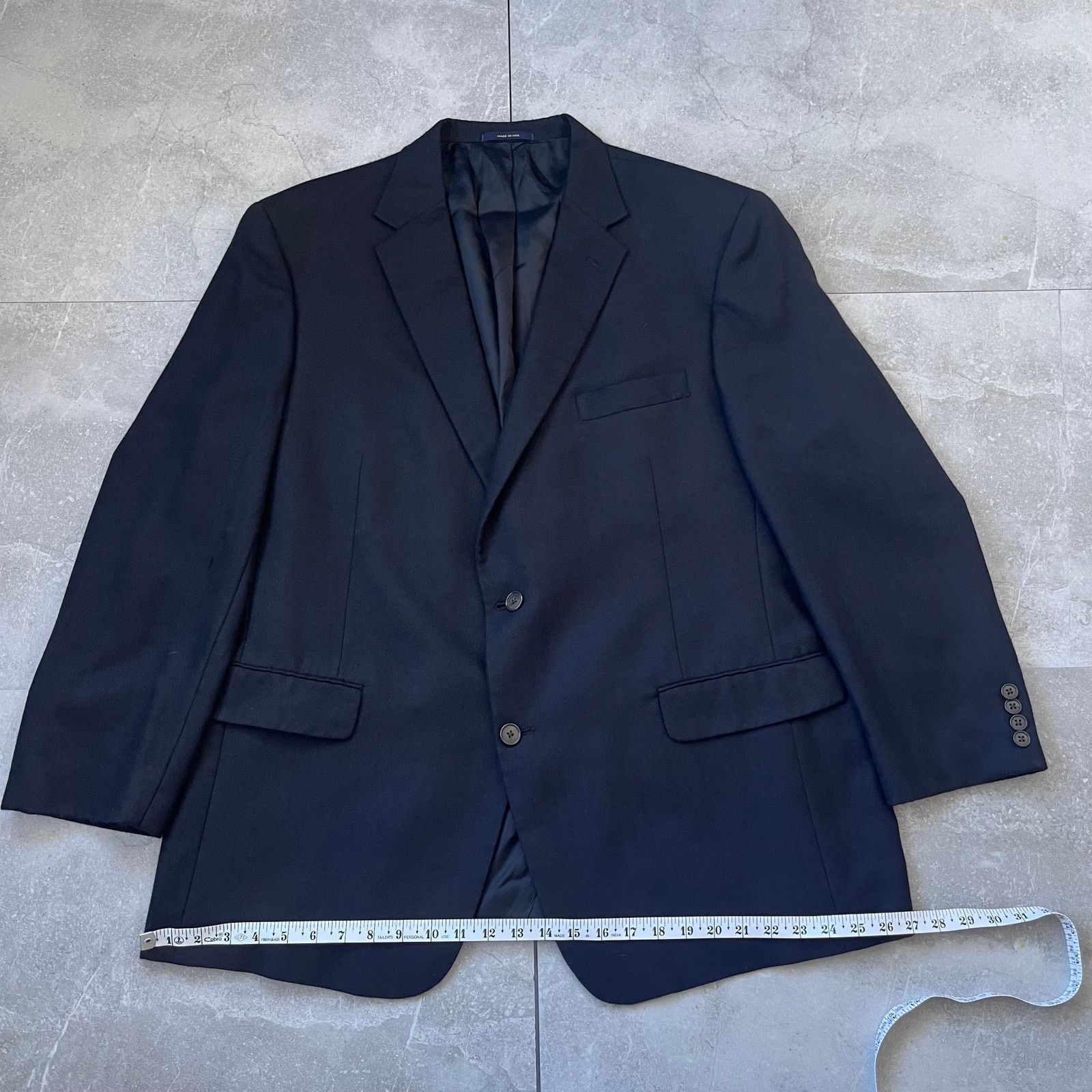 Hart Schaffner Marx Hart Schaffner Marx 100% Cashmere Blazer – Golden Trumpeter Size 42R - 7 Thumbnail