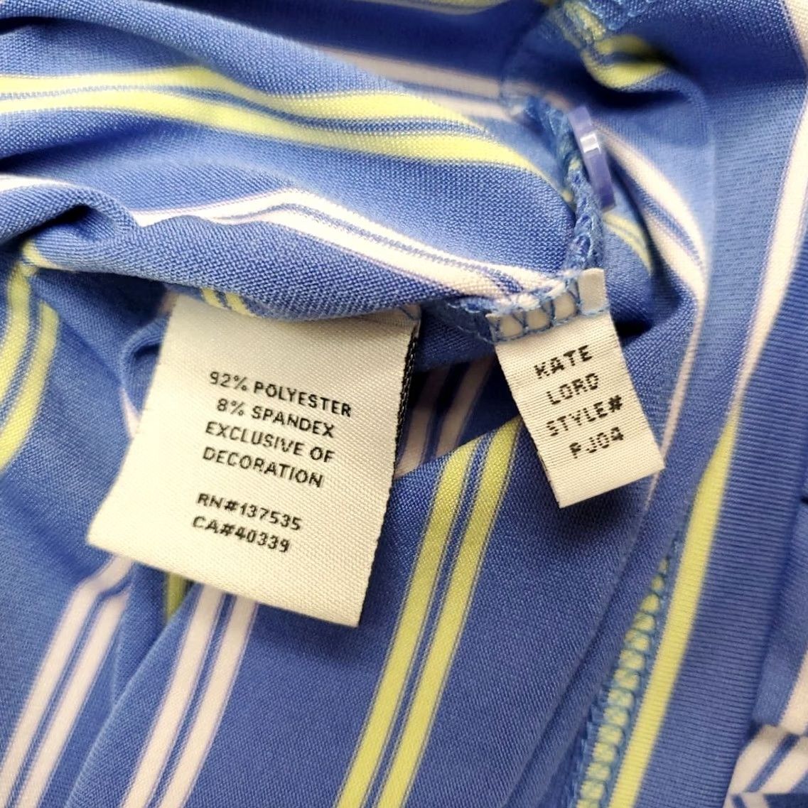 Vintage Kate Lord Polo Shirt Womens Small Blue 4 Way Performance Stretch Wicking Golf Shirt Polo S Blue Womens Size S / US 4 / IT 40 - 5 Thumbnail