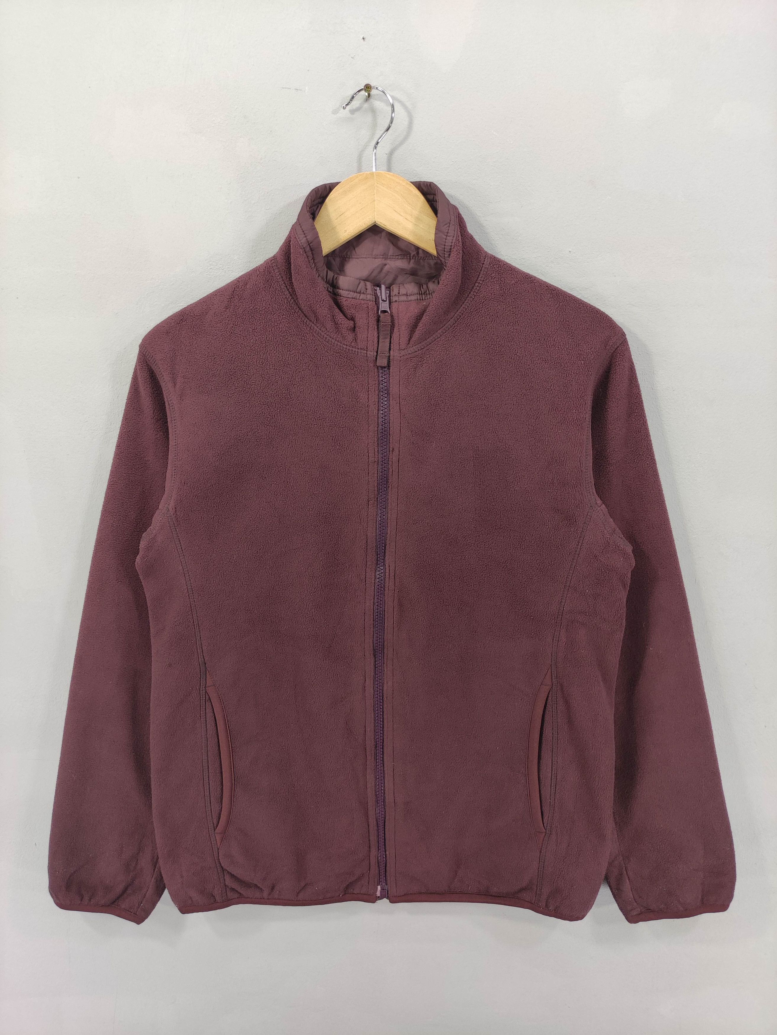 Uniqlo Vintage Uniqlo Reversible Fleece Jacket Zipper Size US S / EU 44-46 / 1 - 1 Thumbnail