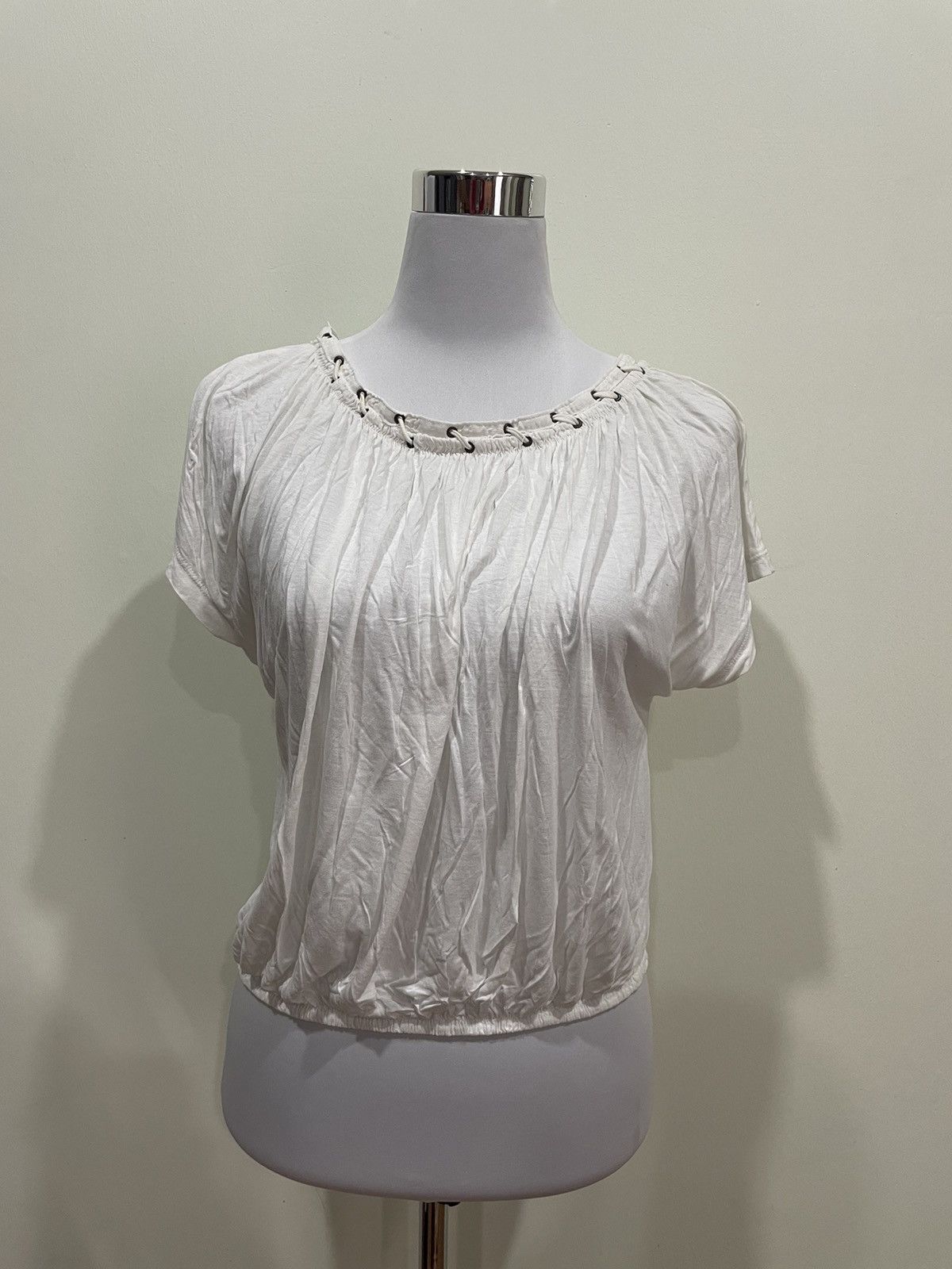 image of Jean Paul Gaultier Jean Paul Gauliter White Blouse, Women's (Size XS)